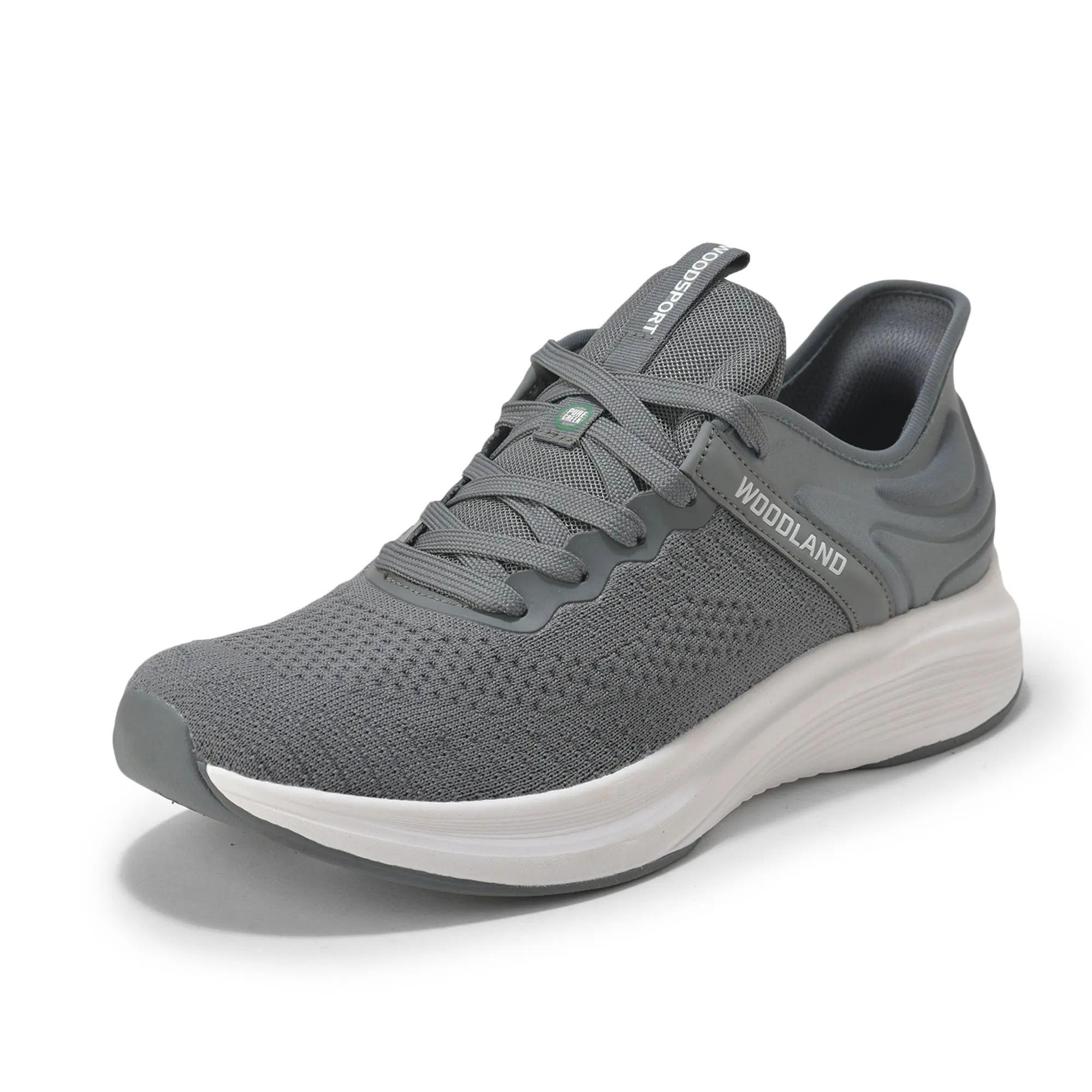 Woodland Men’S Grey Mesh Motion Sports Shoes - Thumbnail 11