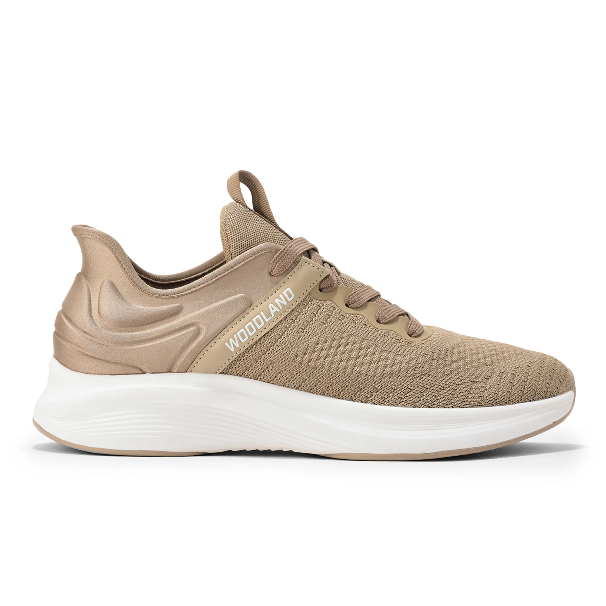Woodland Men’S Taupe Mesh Motion Sports Shoes - Thumbnail 2