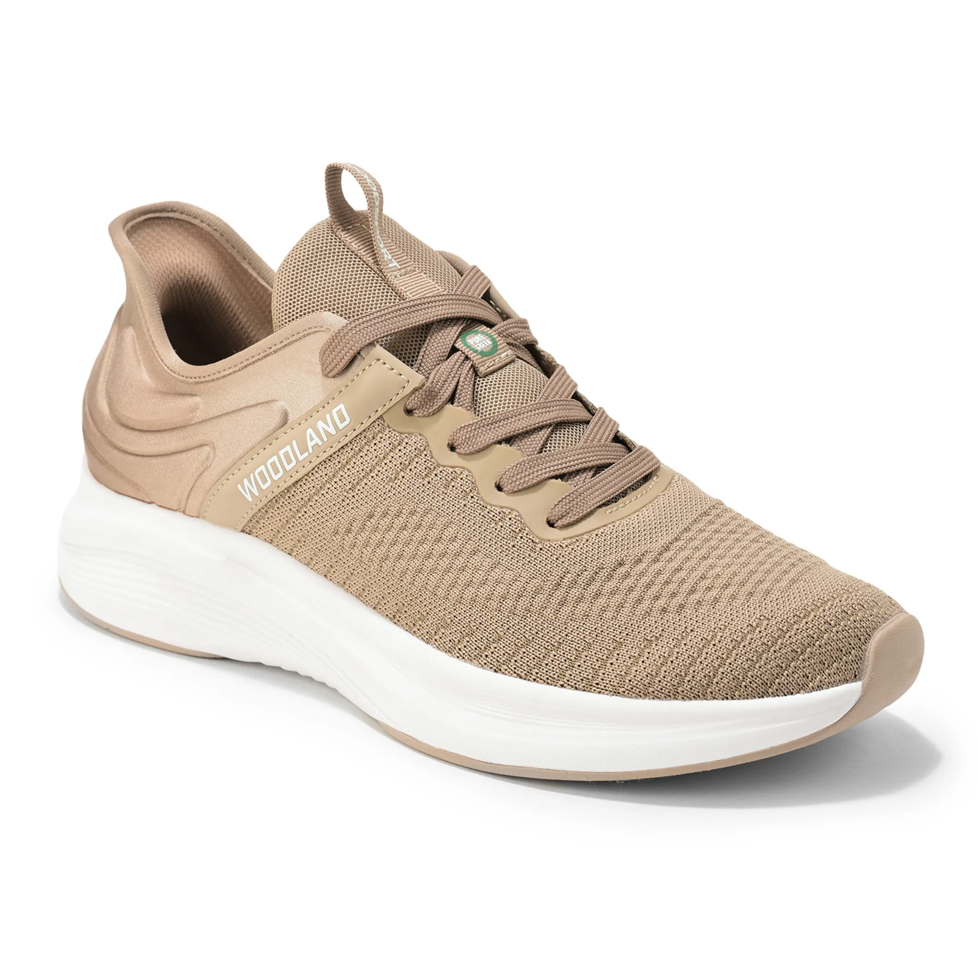 Woodland Men’S Taupe Mesh Motion Sports Shoes - Thumbnail 3