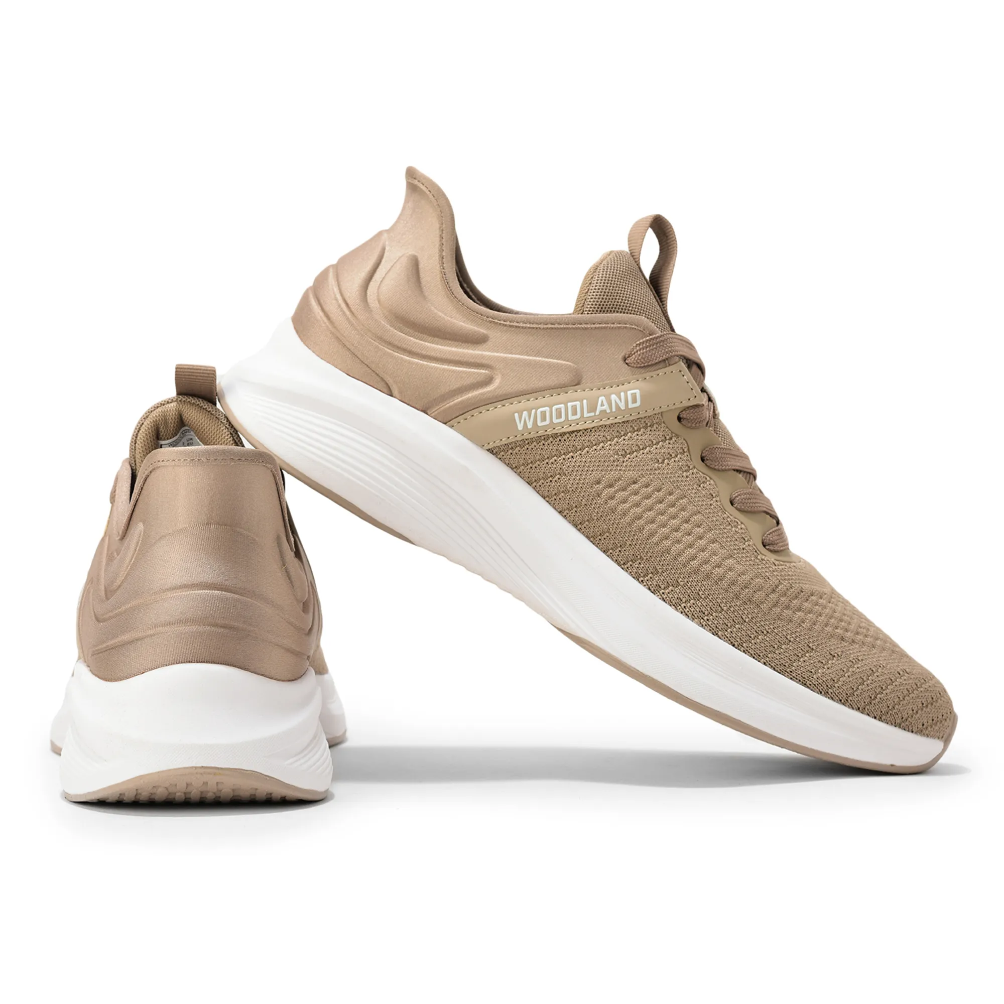 Woodland Men’S Taupe Mesh Motion Sports Shoes - Thumbnail 10