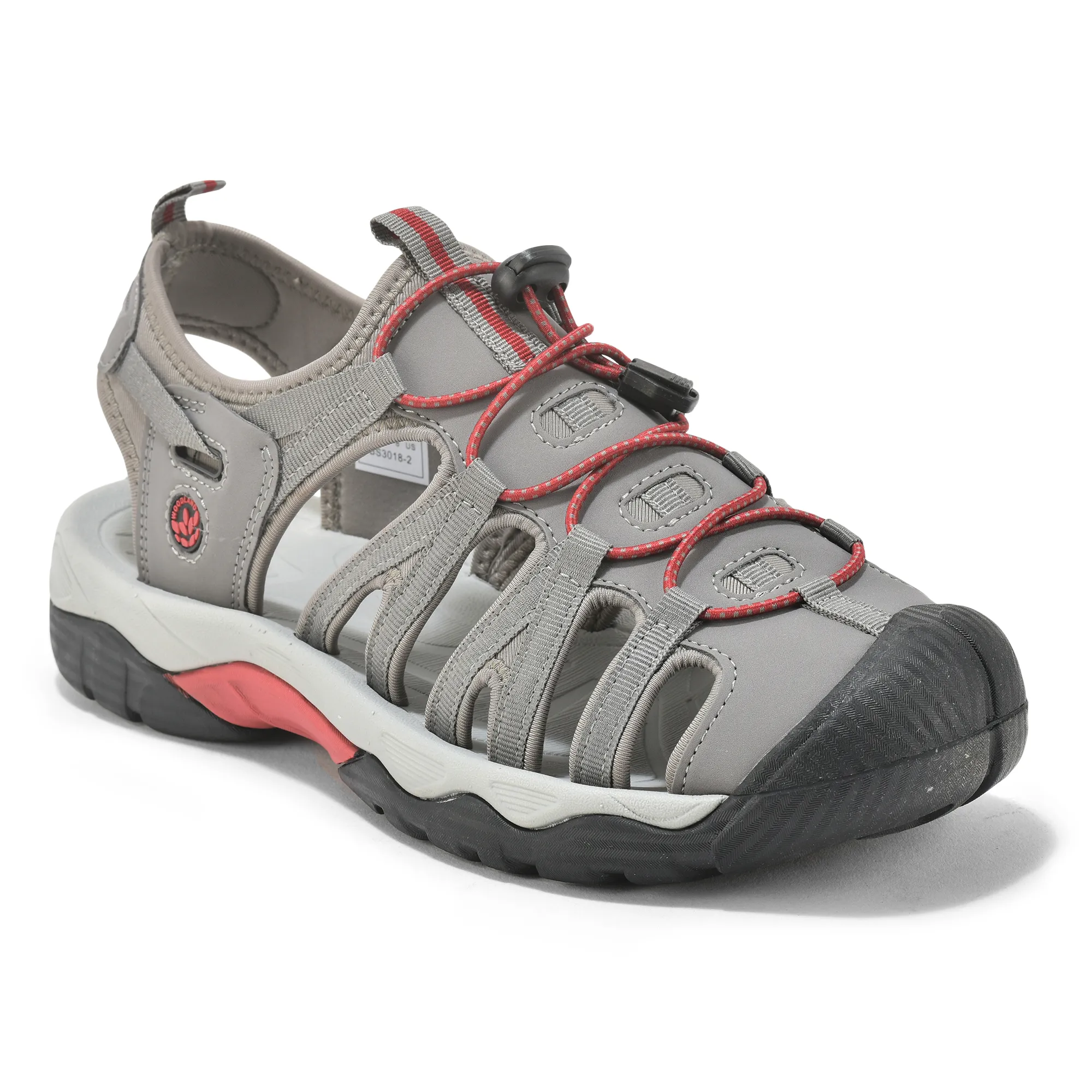 Woodland Dgrey/Red Sports Sandal For Men - Thumbnail 3