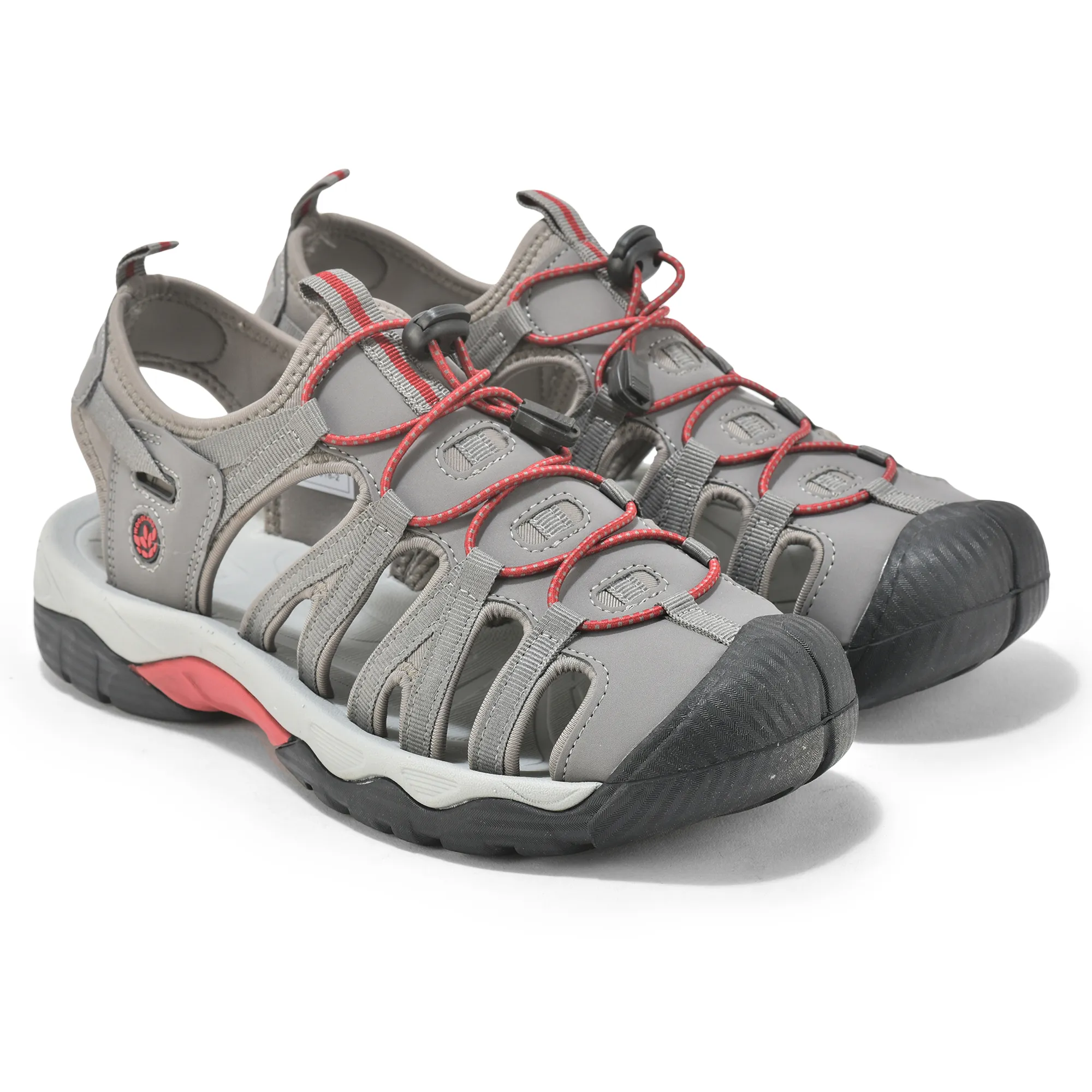 Woodland Dgrey/Red Sports Sandal For Men - Thumbnail 7