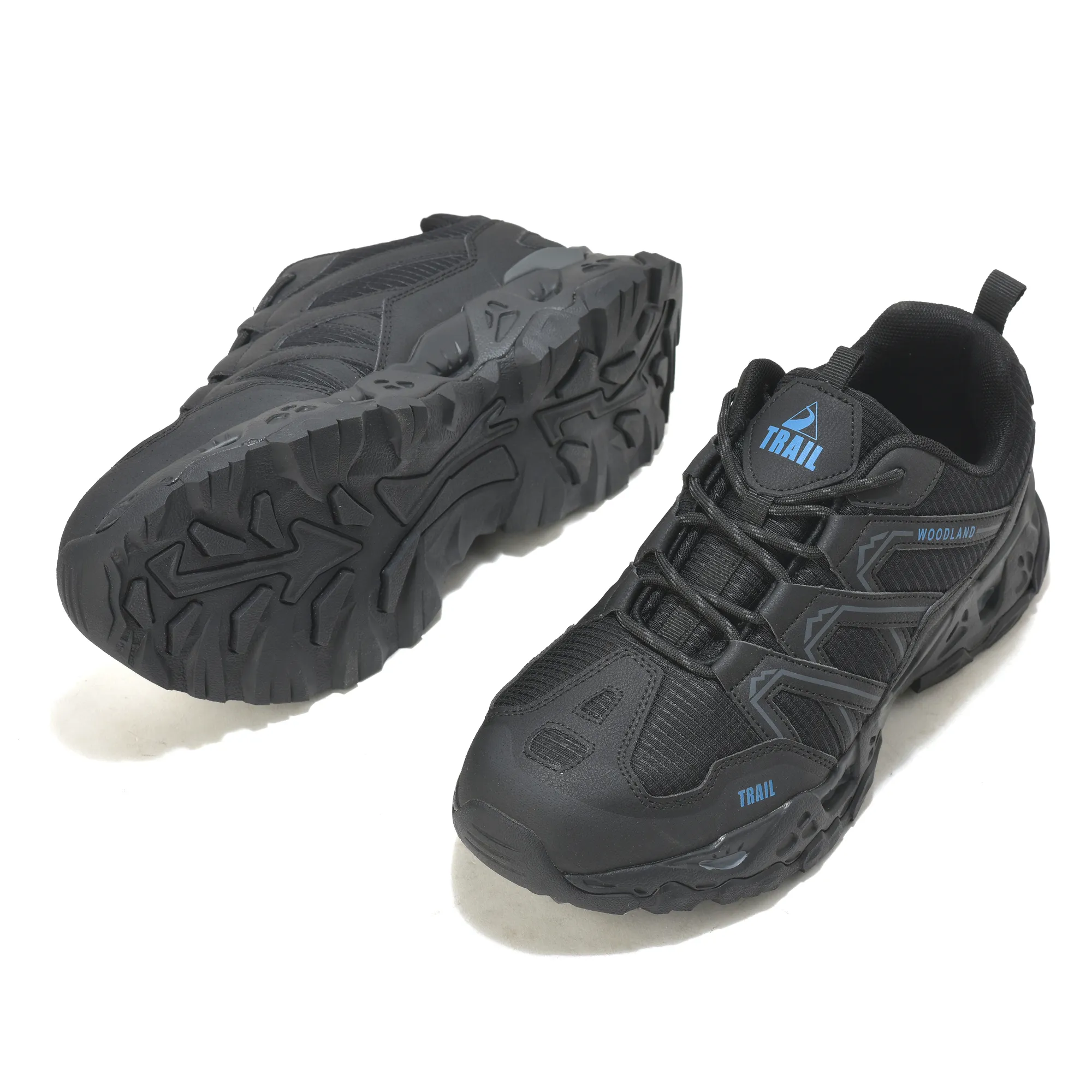 Black Sports Shoe For Men - Thumbnail 6