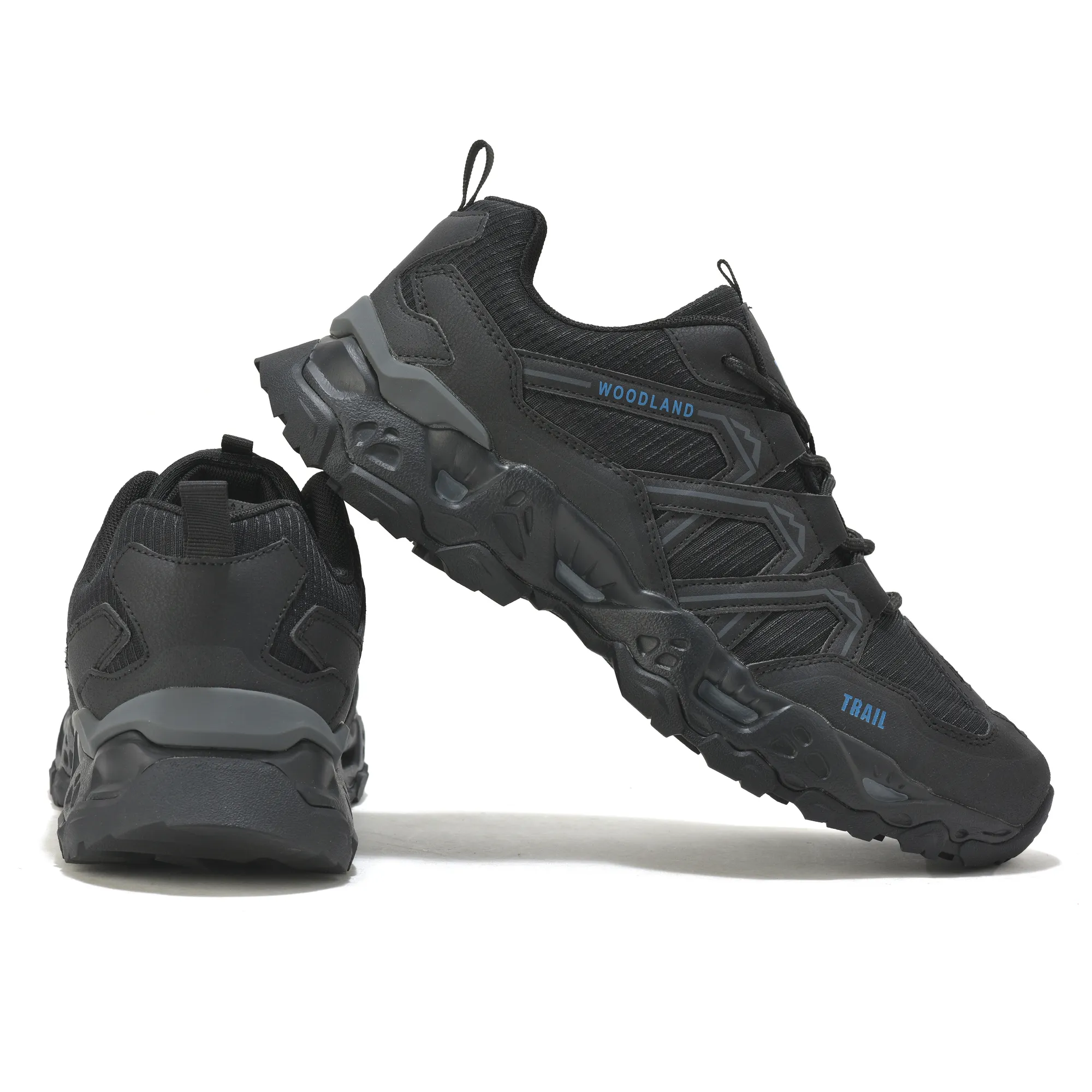 Black Sports Shoe For Men - Thumbnail 10