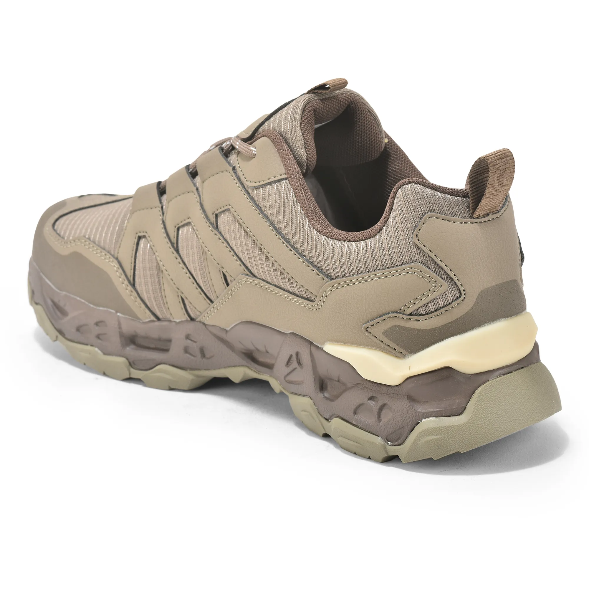 Brown Sports Shoe For Men - Thumbnail 6