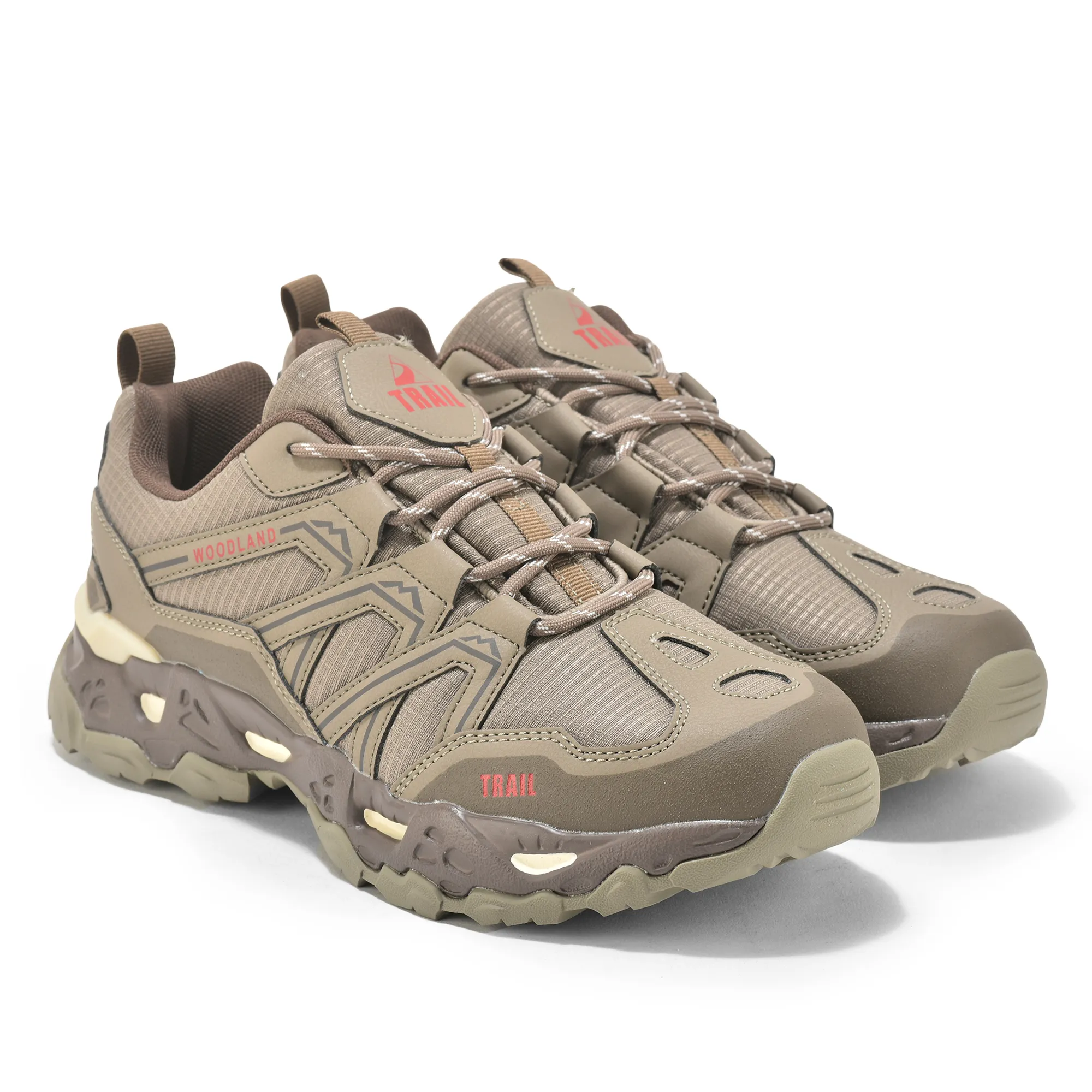 Brown Sports Shoe For Men - Thumbnail 7