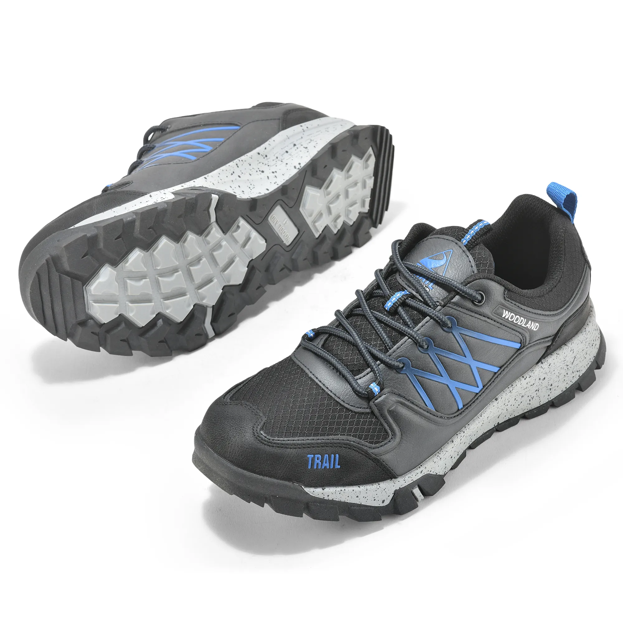 Black Sports Shoe For Men - Thumbnail 5