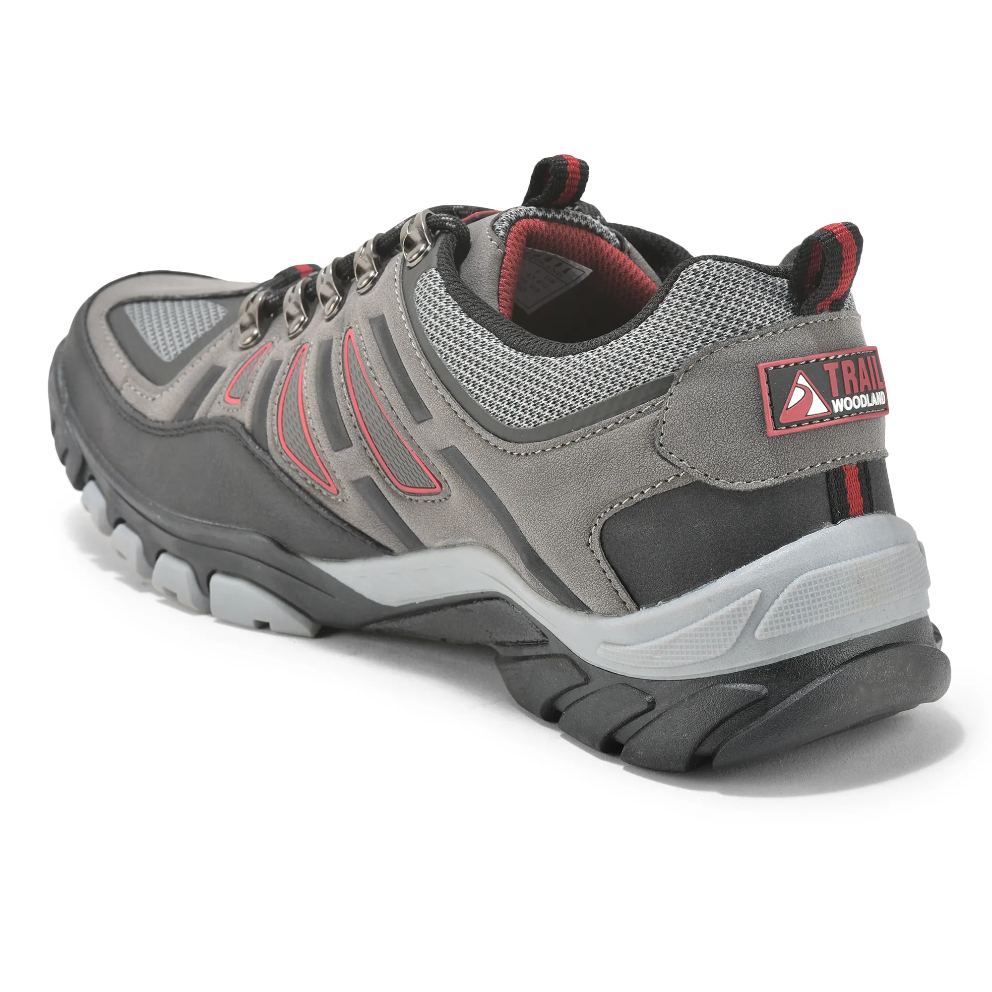 Woodland Men Grey Outdoor Sports Shoe - Thumbnail 6