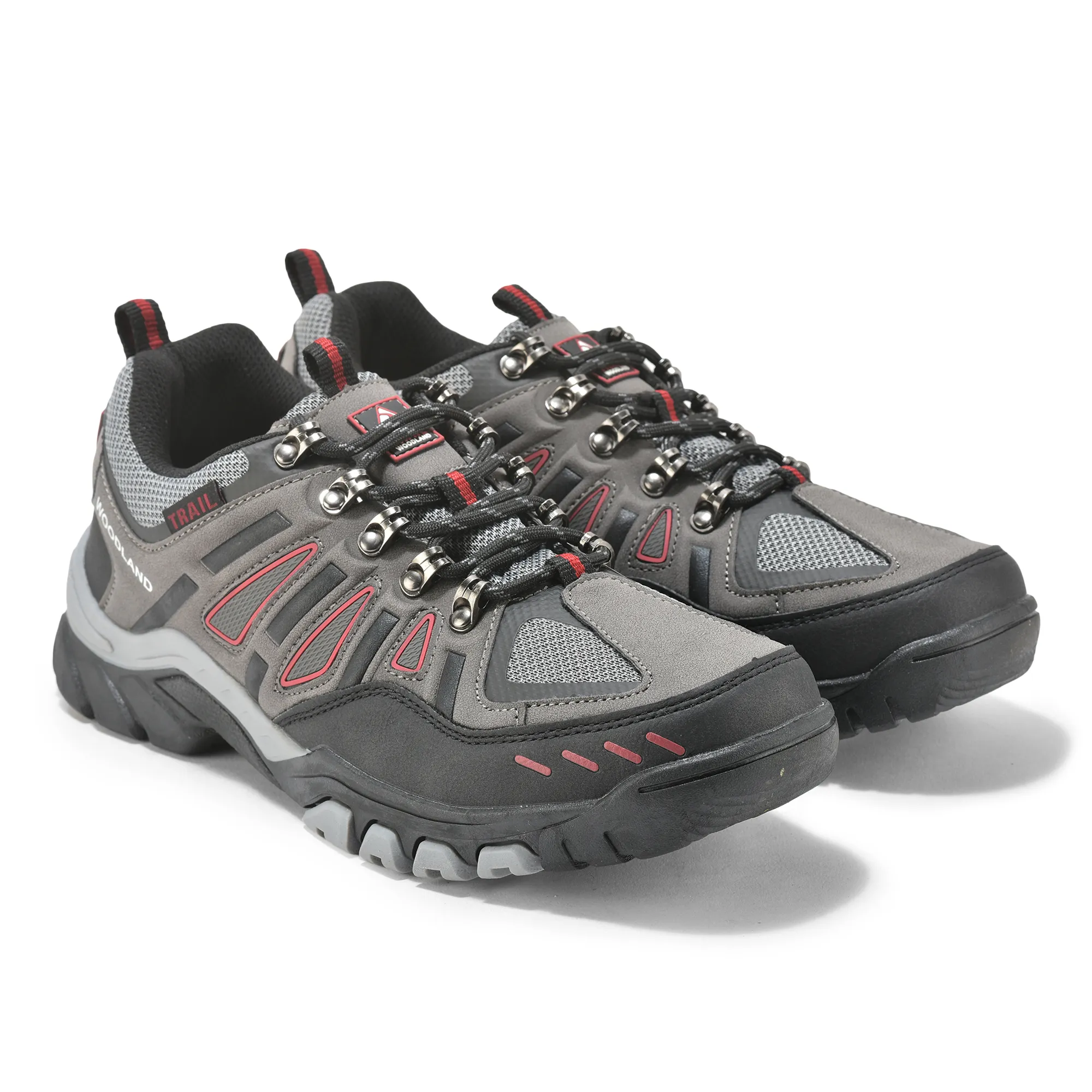 Woodland Men Grey Outdoor Sports Shoe - Thumbnail 7