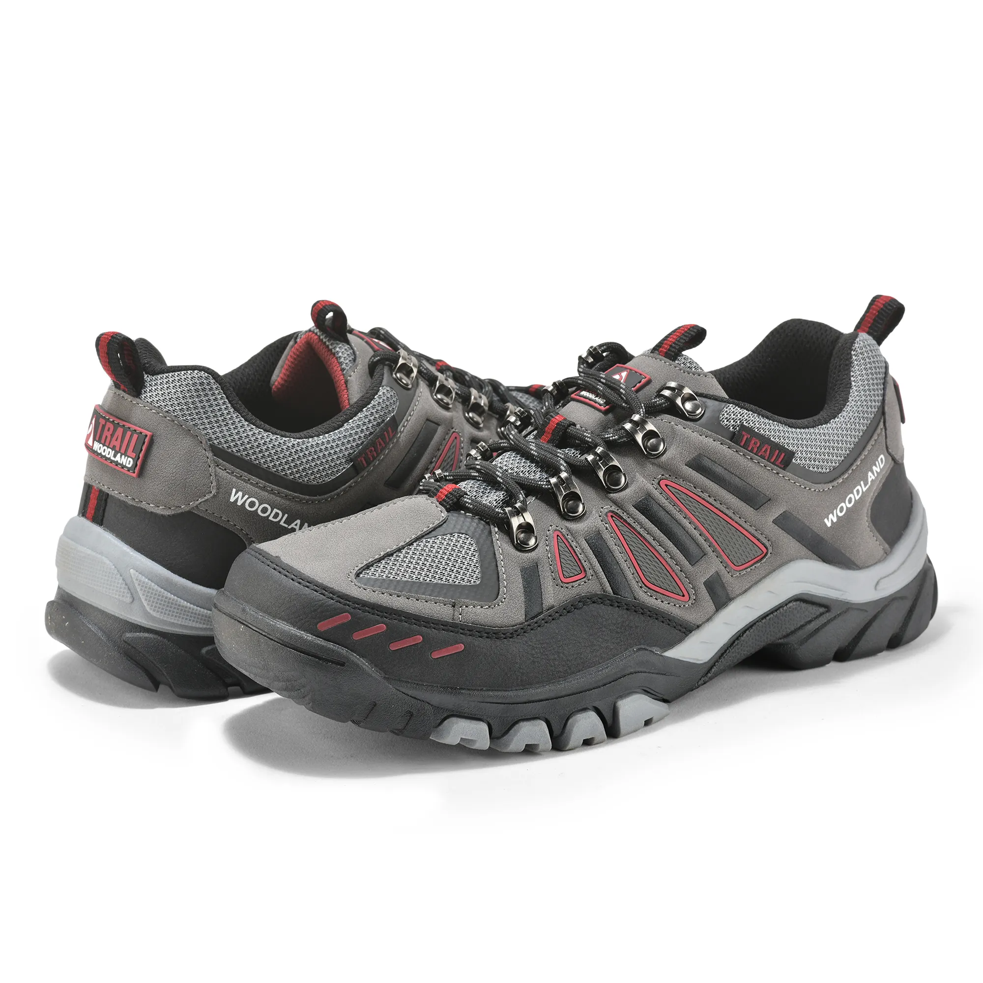 Woodland Men Grey Outdoor Sports Shoe - Thumbnail 11
