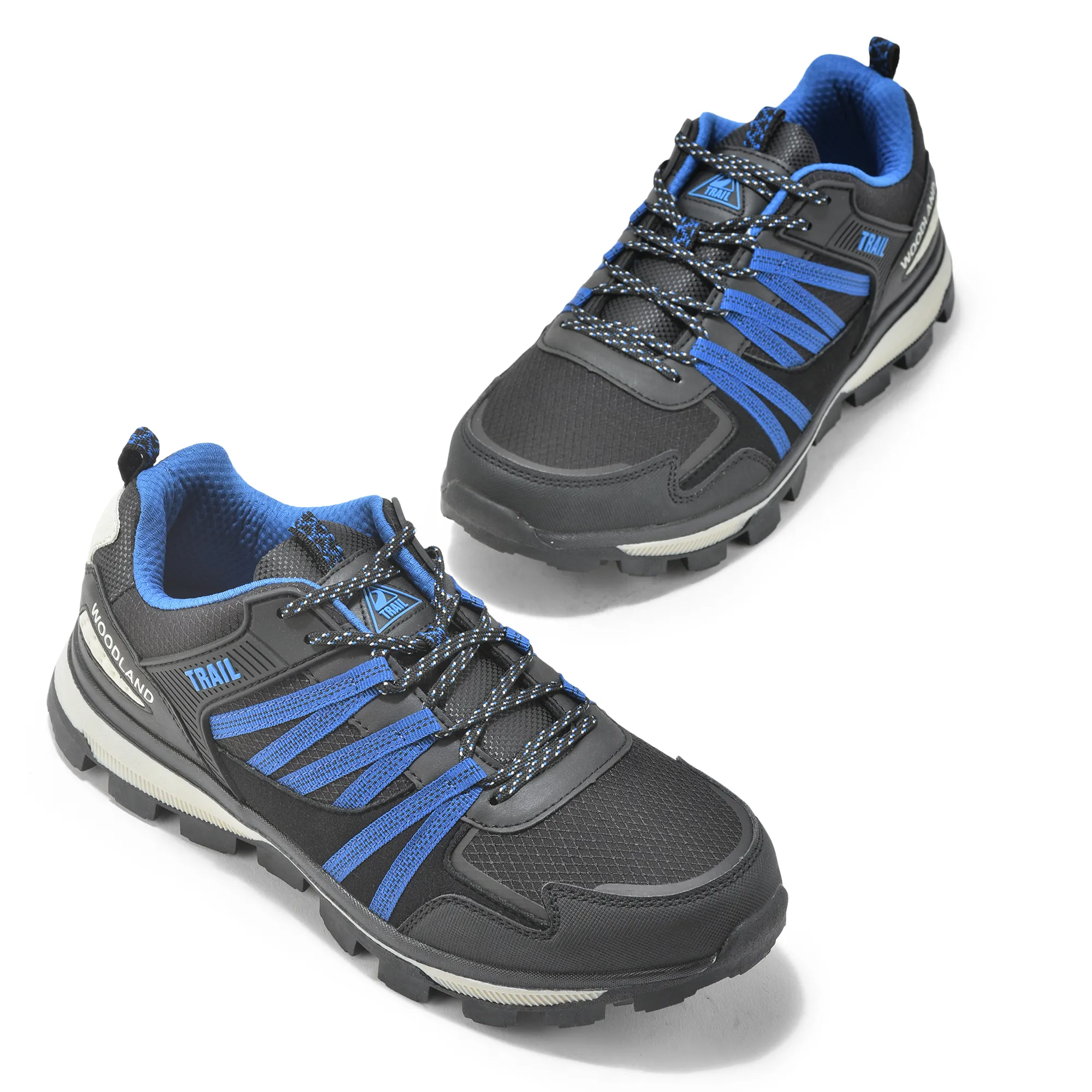 Men Black Mesh Outdoor Sports Shoes - Thumbnail 2