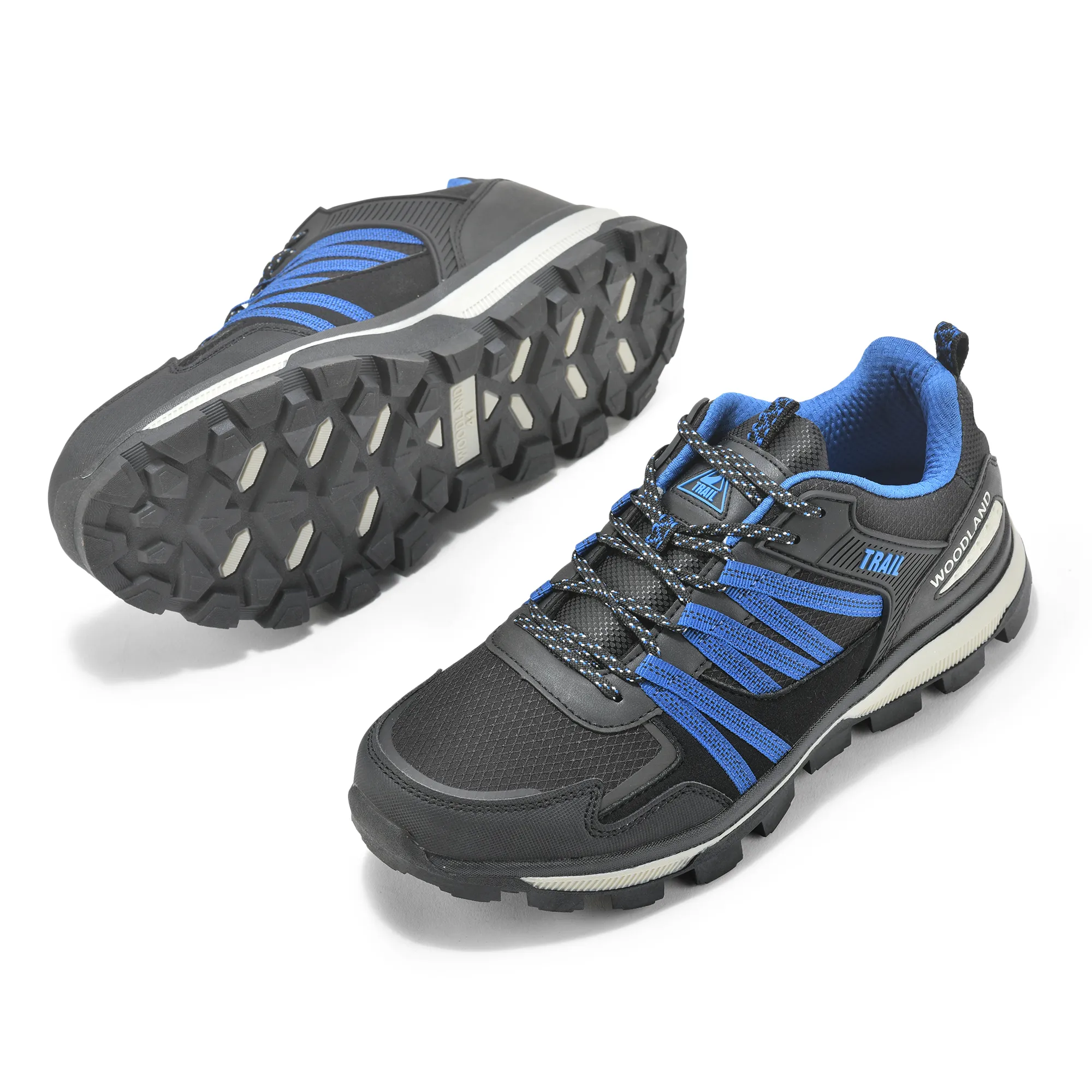Men Black Mesh Outdoor Sports Shoes - Thumbnail 5