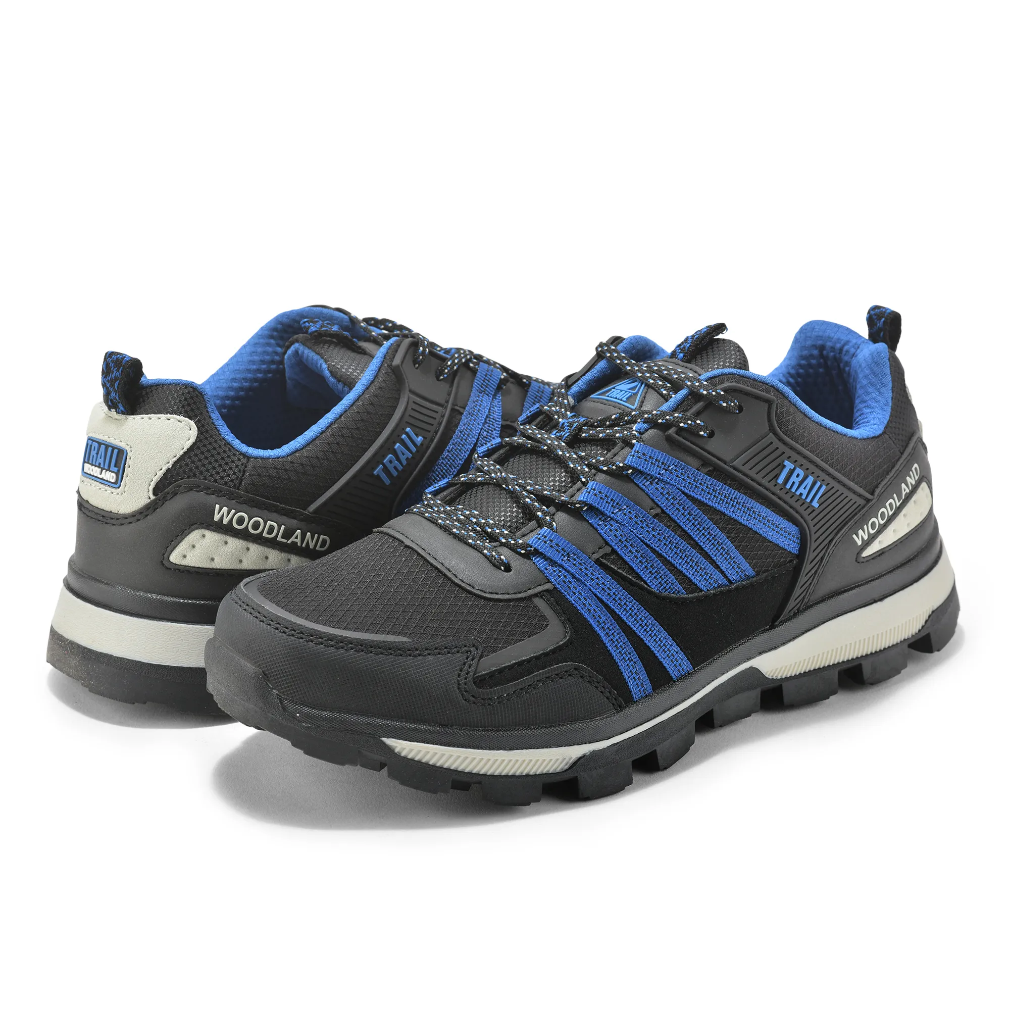 Men Black Mesh Outdoor Sports Shoes - Thumbnail 11