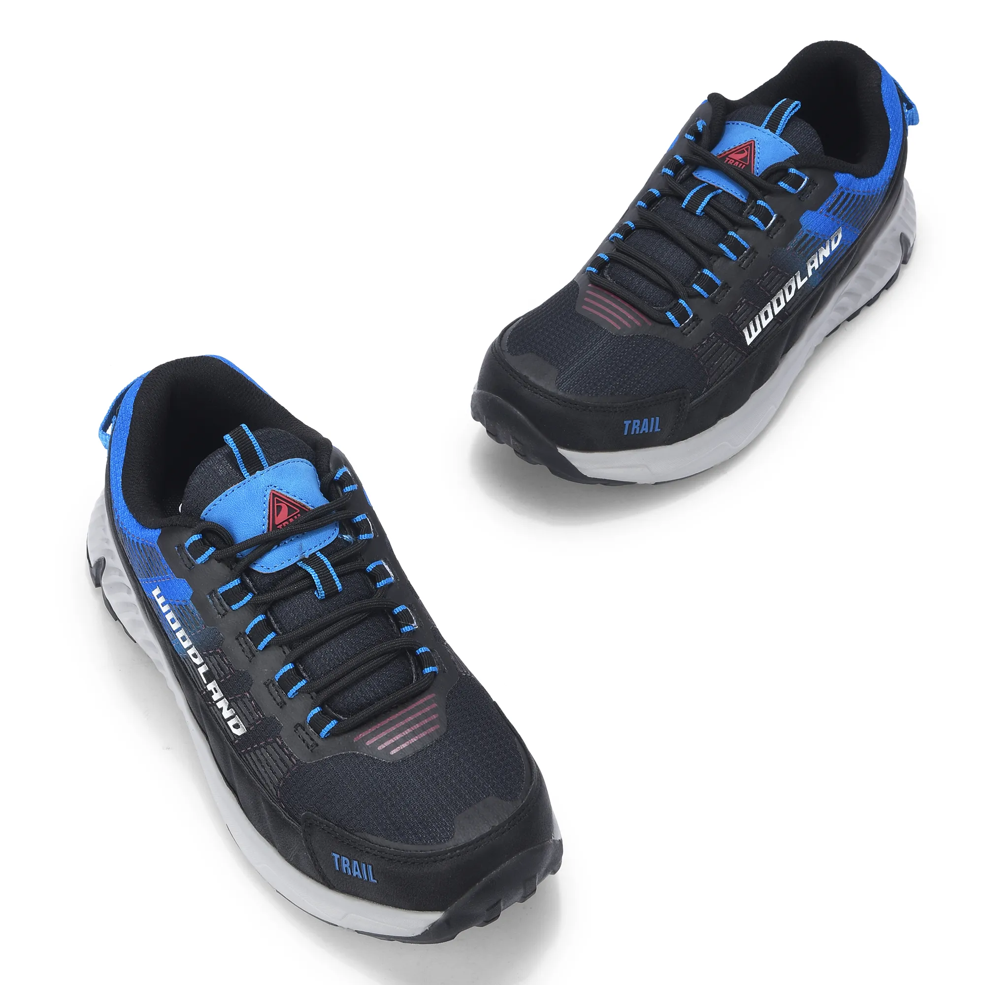 Men Black/Blue Active Mesh Sports Shoe - Thumbnail 2