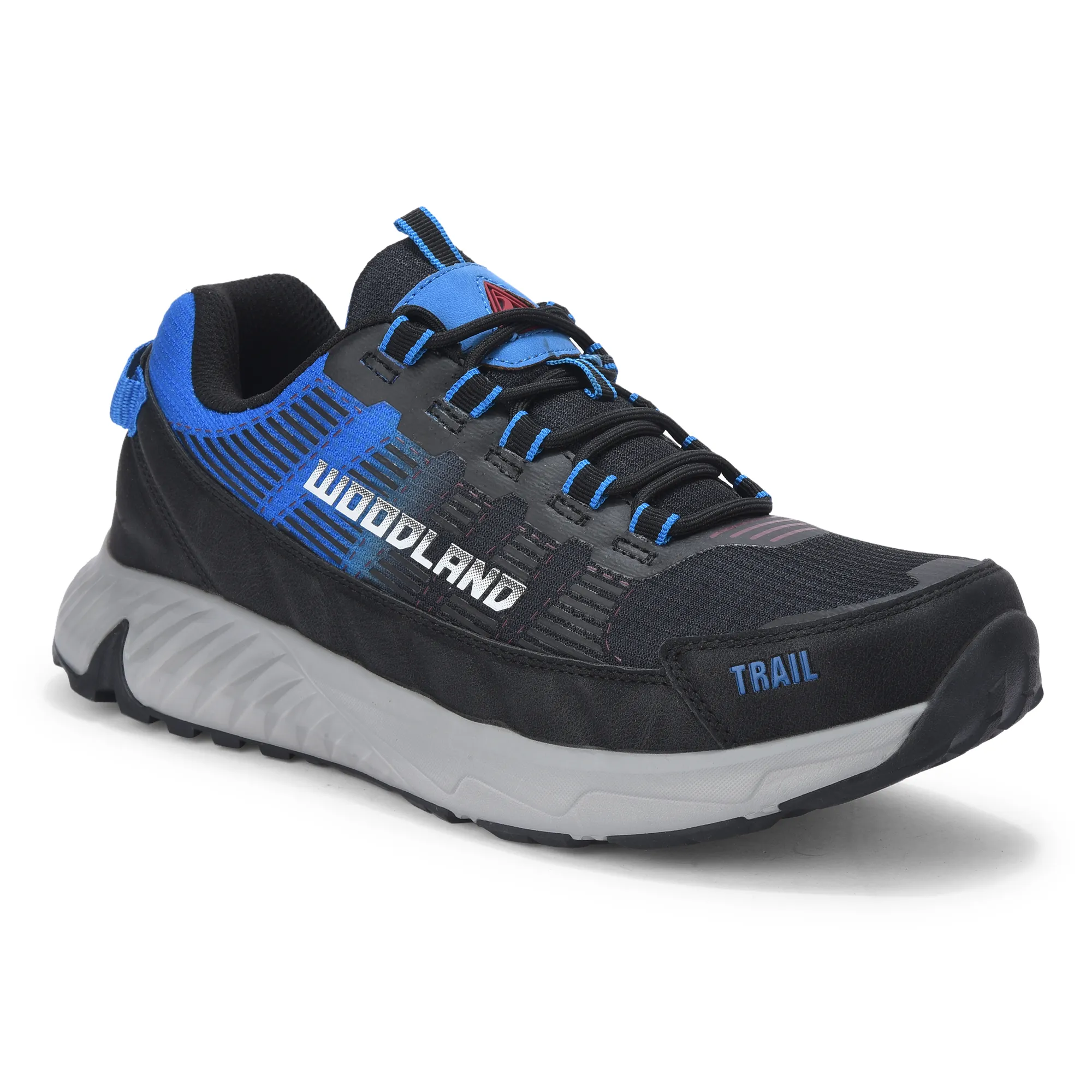 Men Black/Blue Active Mesh Sports Shoe - Thumbnail 3