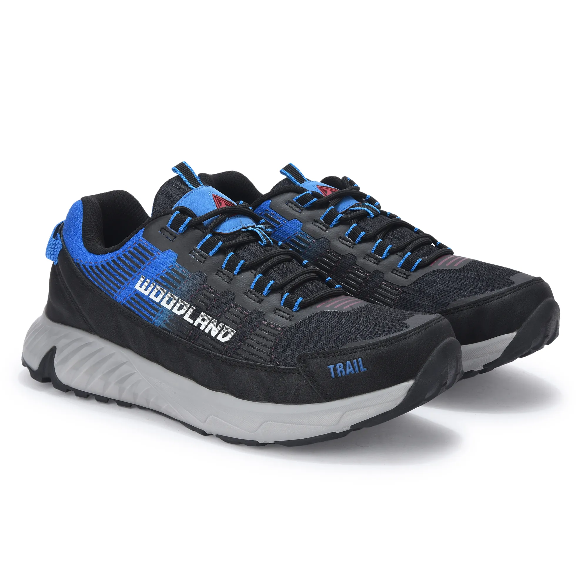 Men Black/Blue Active Mesh Sports Shoe - Thumbnail 7