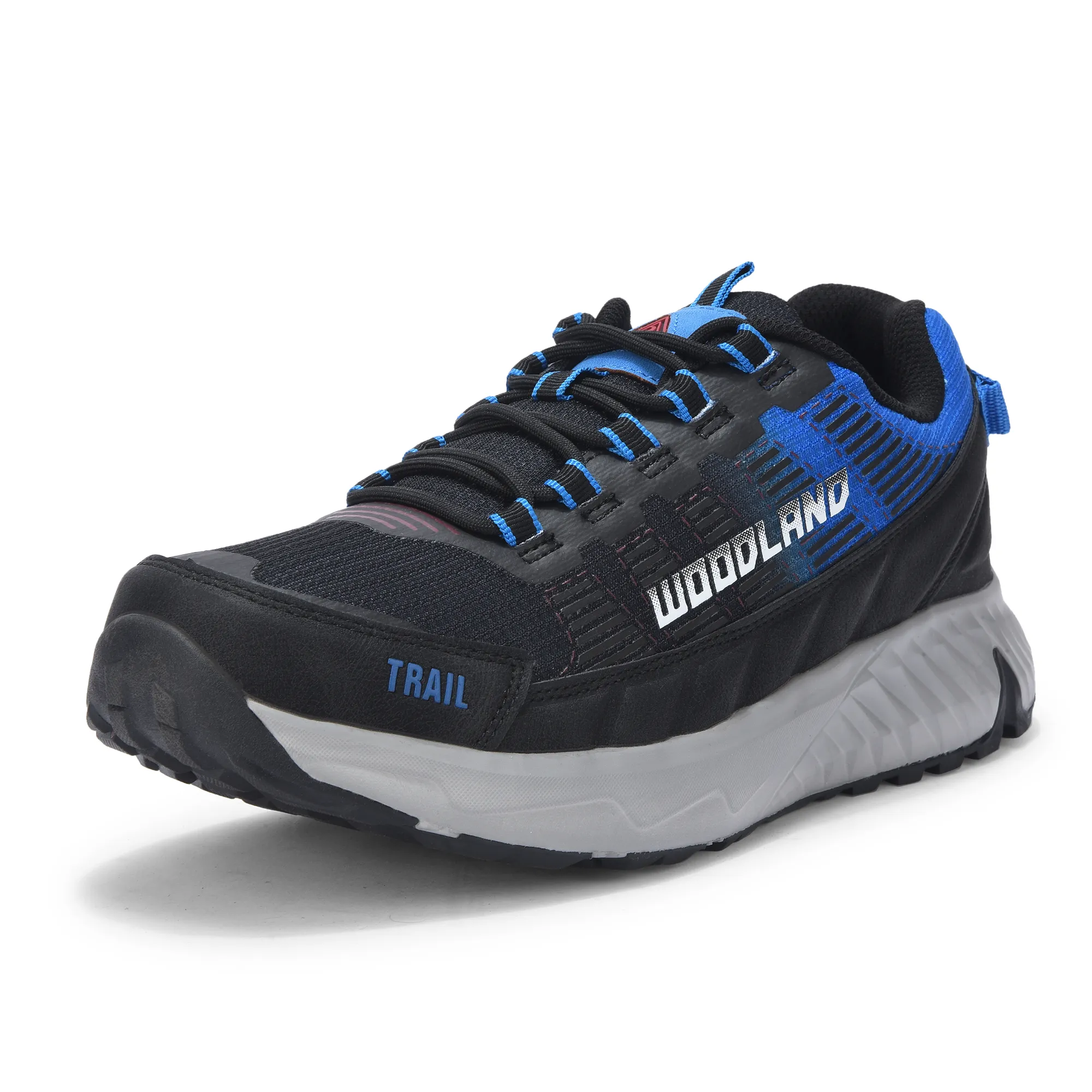 Men Black/Blue Active Mesh Sports Shoe - Thumbnail 11
