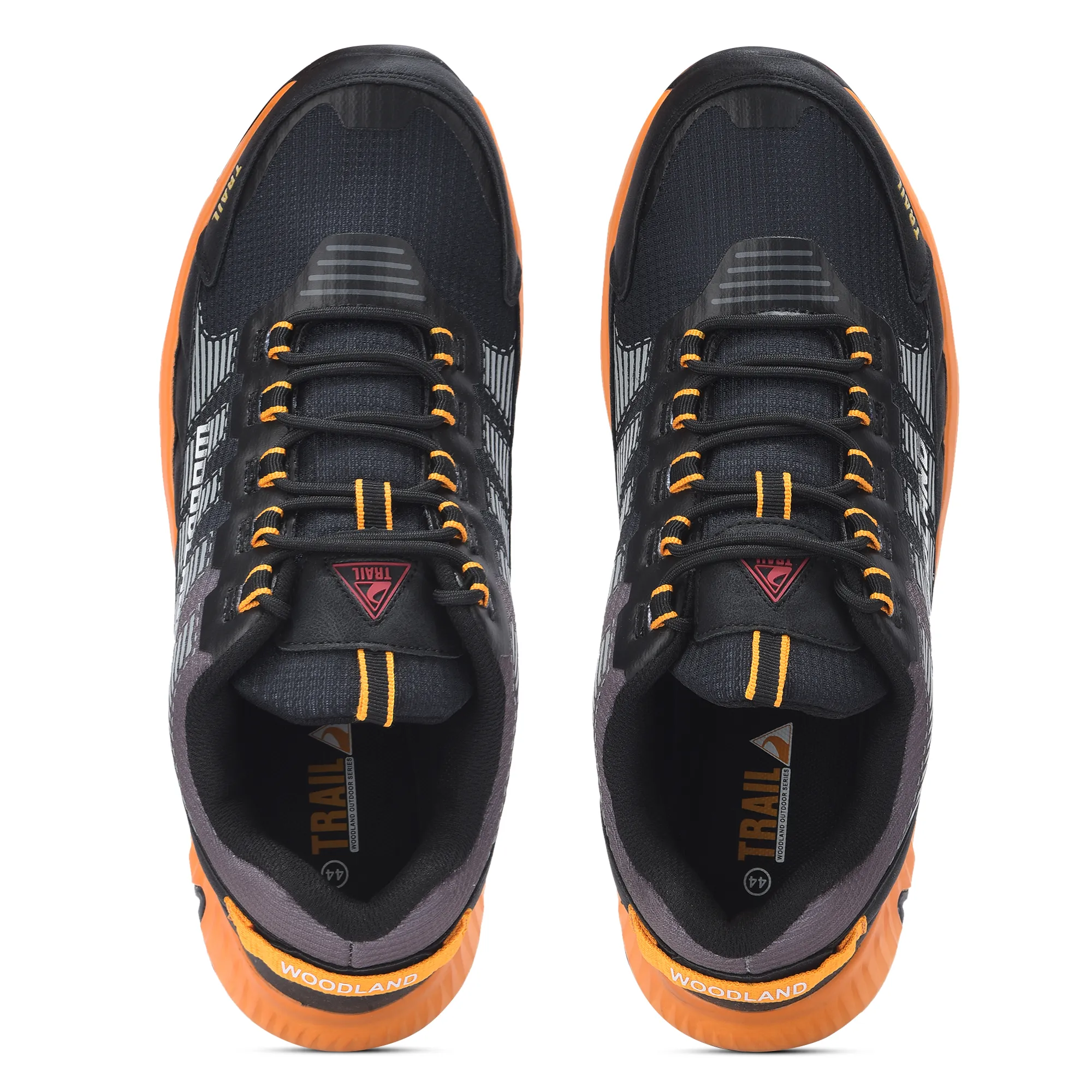 Men Black/Yellow Active Mesh Sports Shoe - Thumbnail 4