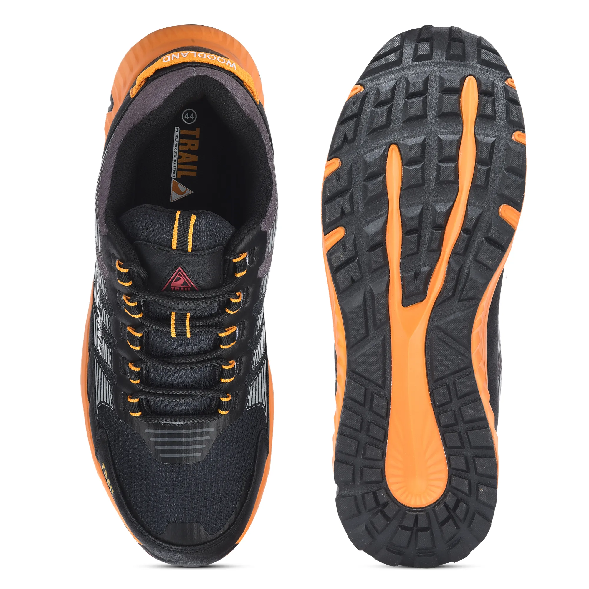 Men Black/Yellow Active Mesh Sports Shoe - Thumbnail 8