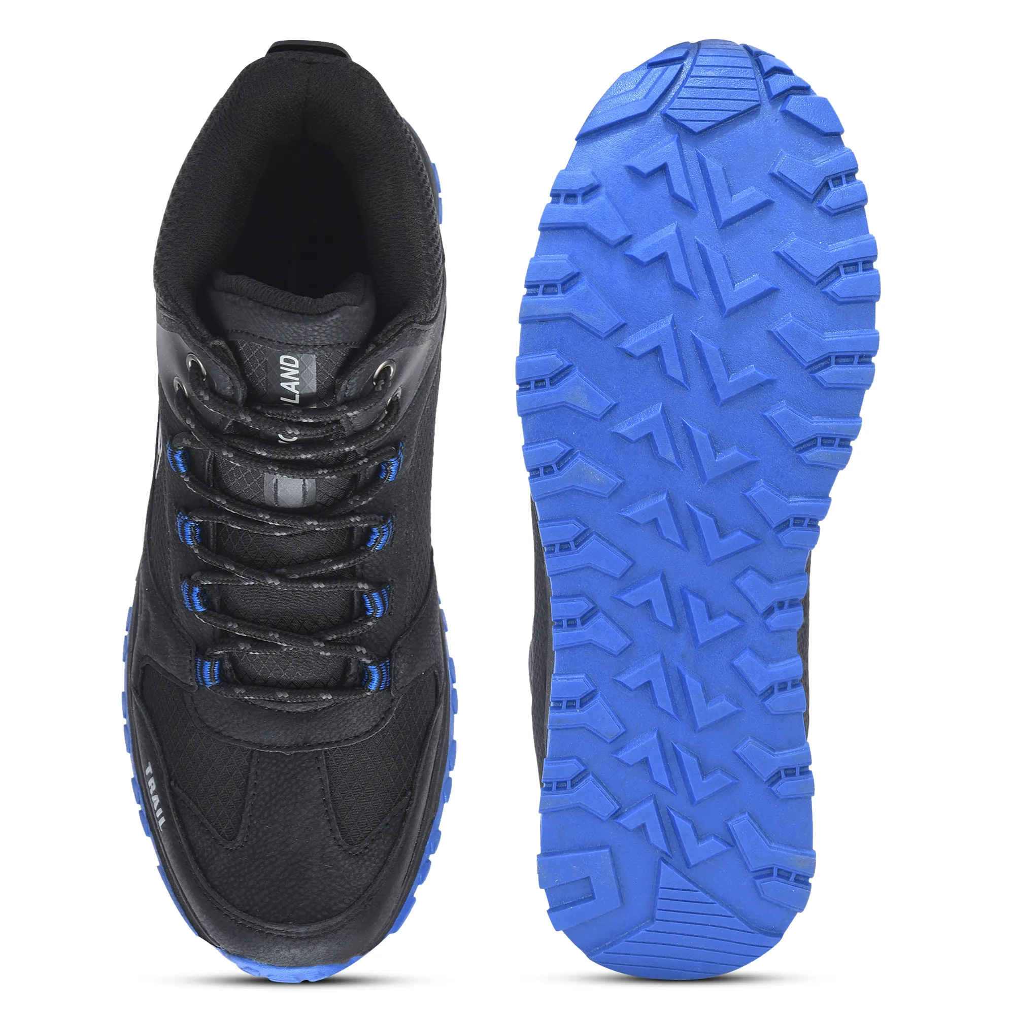 Men Black Mesh Outdoor Sports Shoe - Thumbnail 8