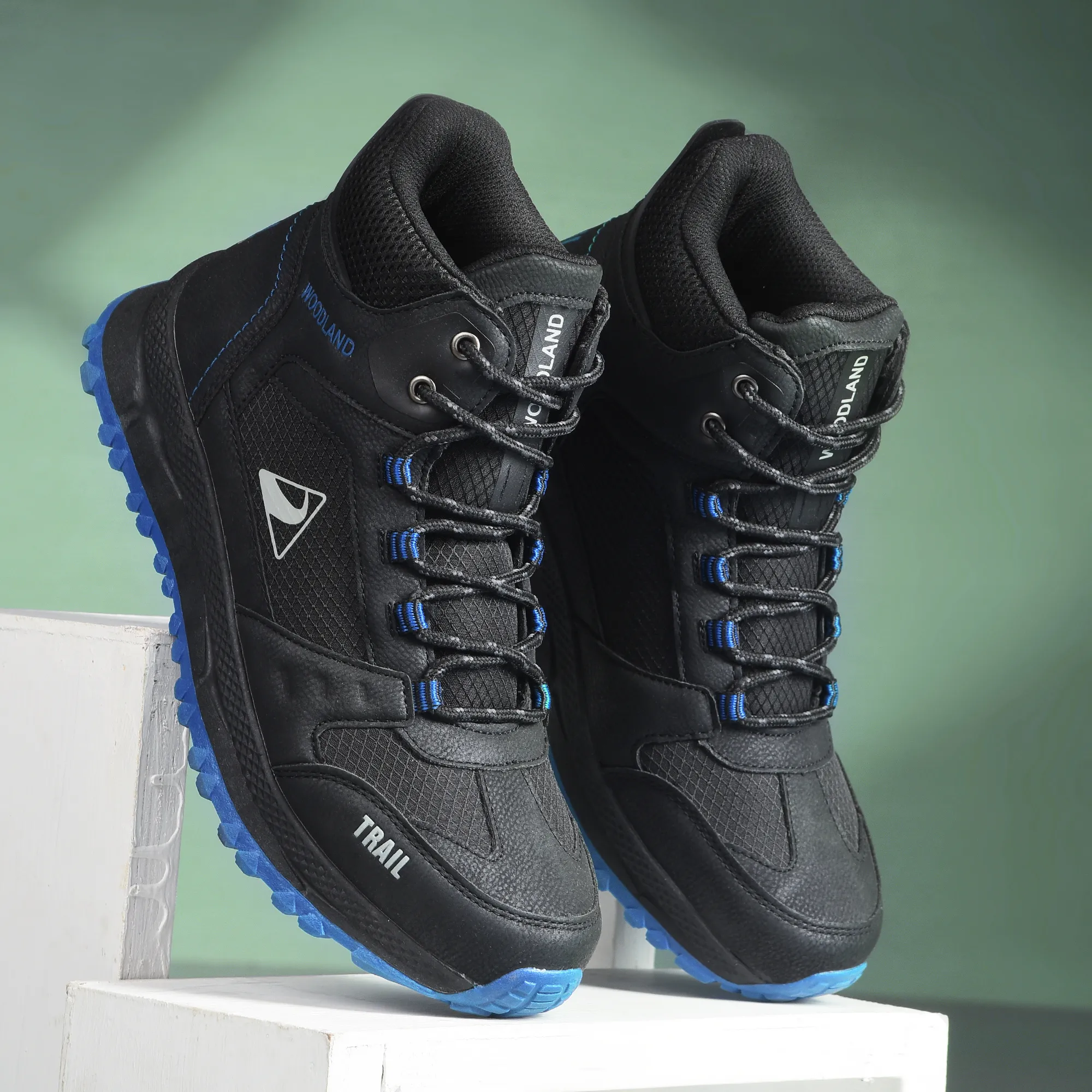 Men Black Mesh Outdoor Sports Shoe - Thumbnail 9