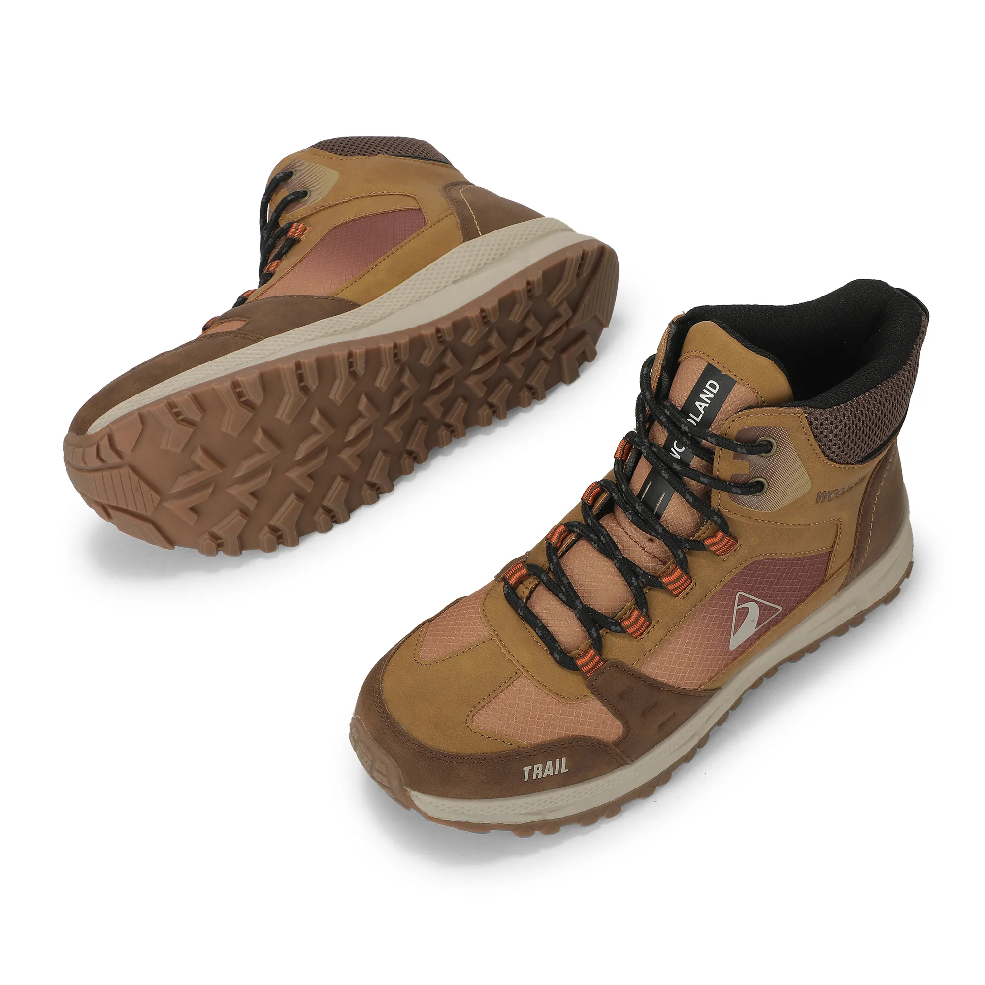 Men Camel Mesh Outdoor Sports Shoe - Thumbnail 6