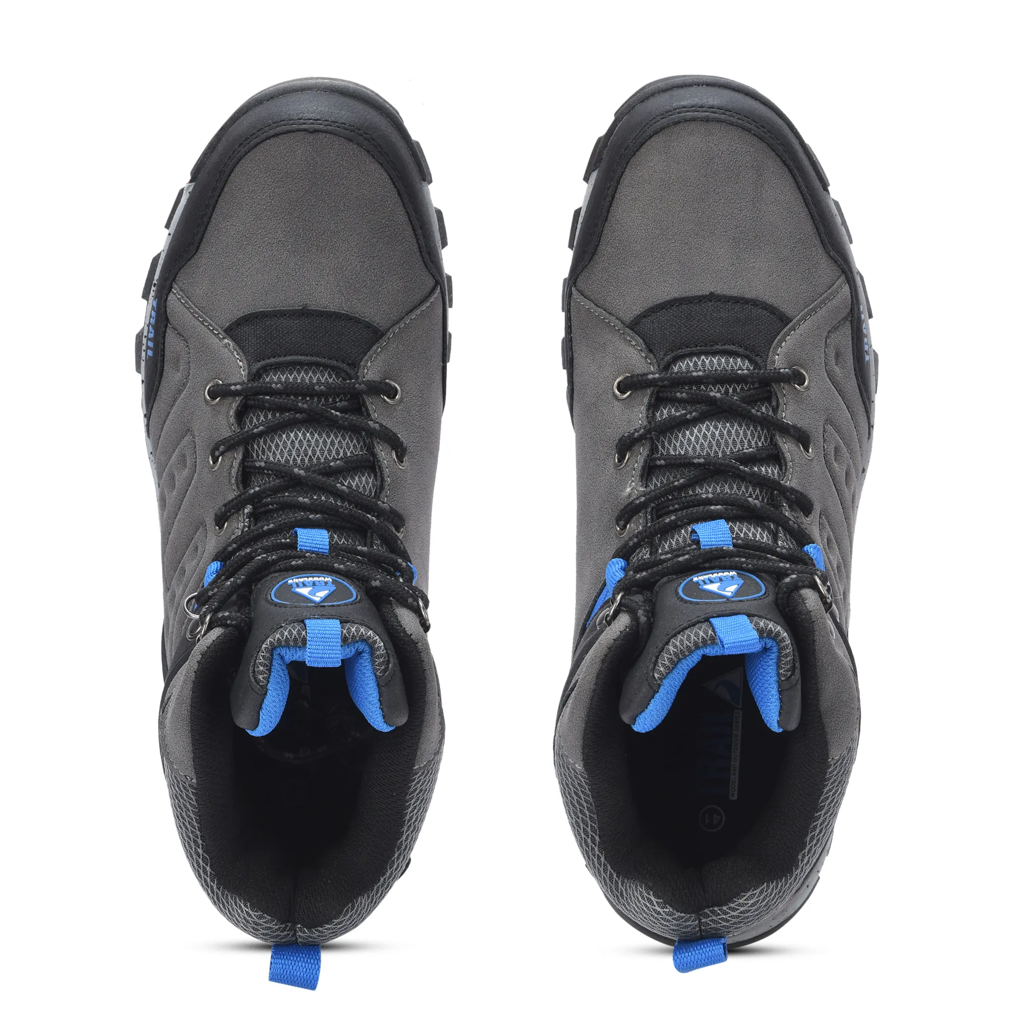 Woodland Grey Comfort Outdoor Sports Shoe For Men - Thumbnail 4