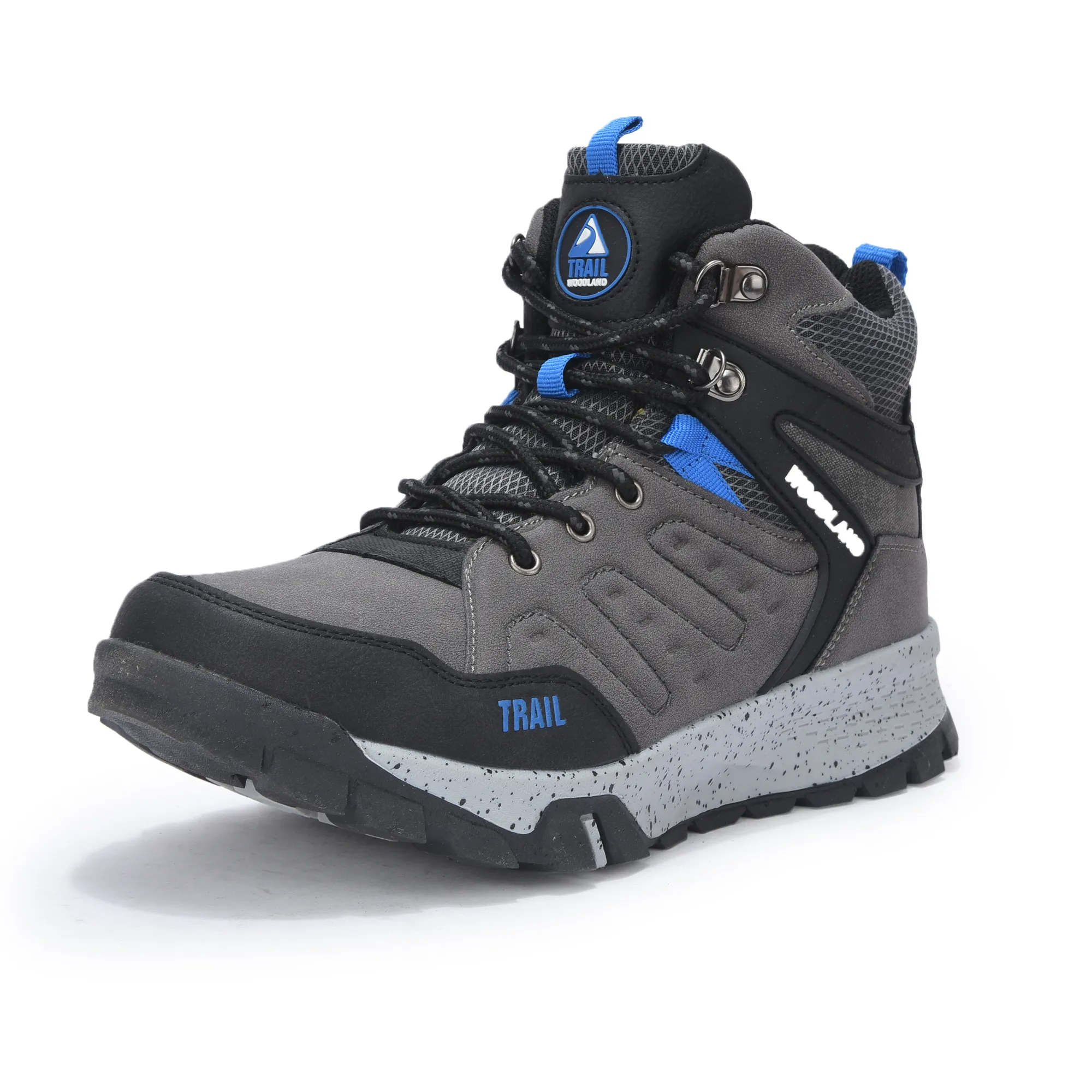 Woodland Grey Comfort Outdoor Sports Shoe For Men - Thumbnail 11