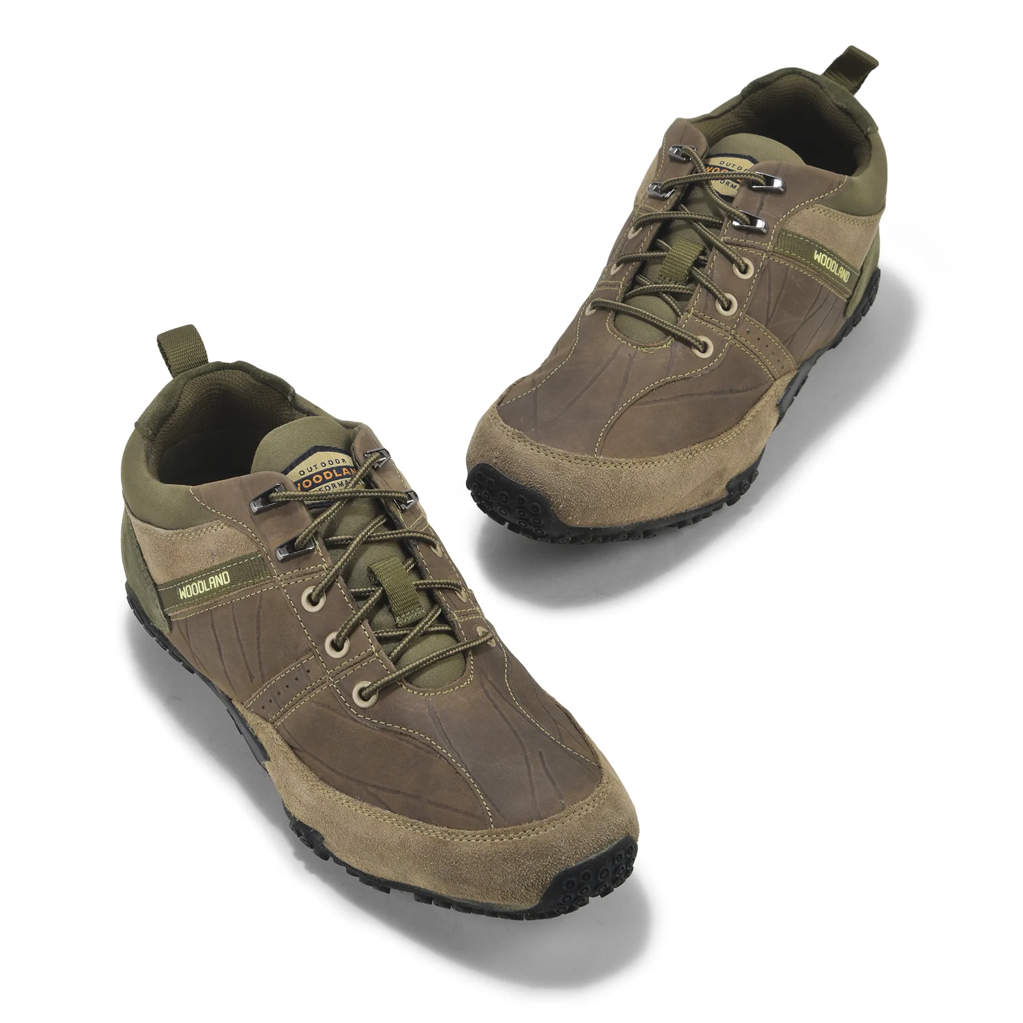 Casual Dubai Khaki lace-up shoes for men - Thumbnail 3