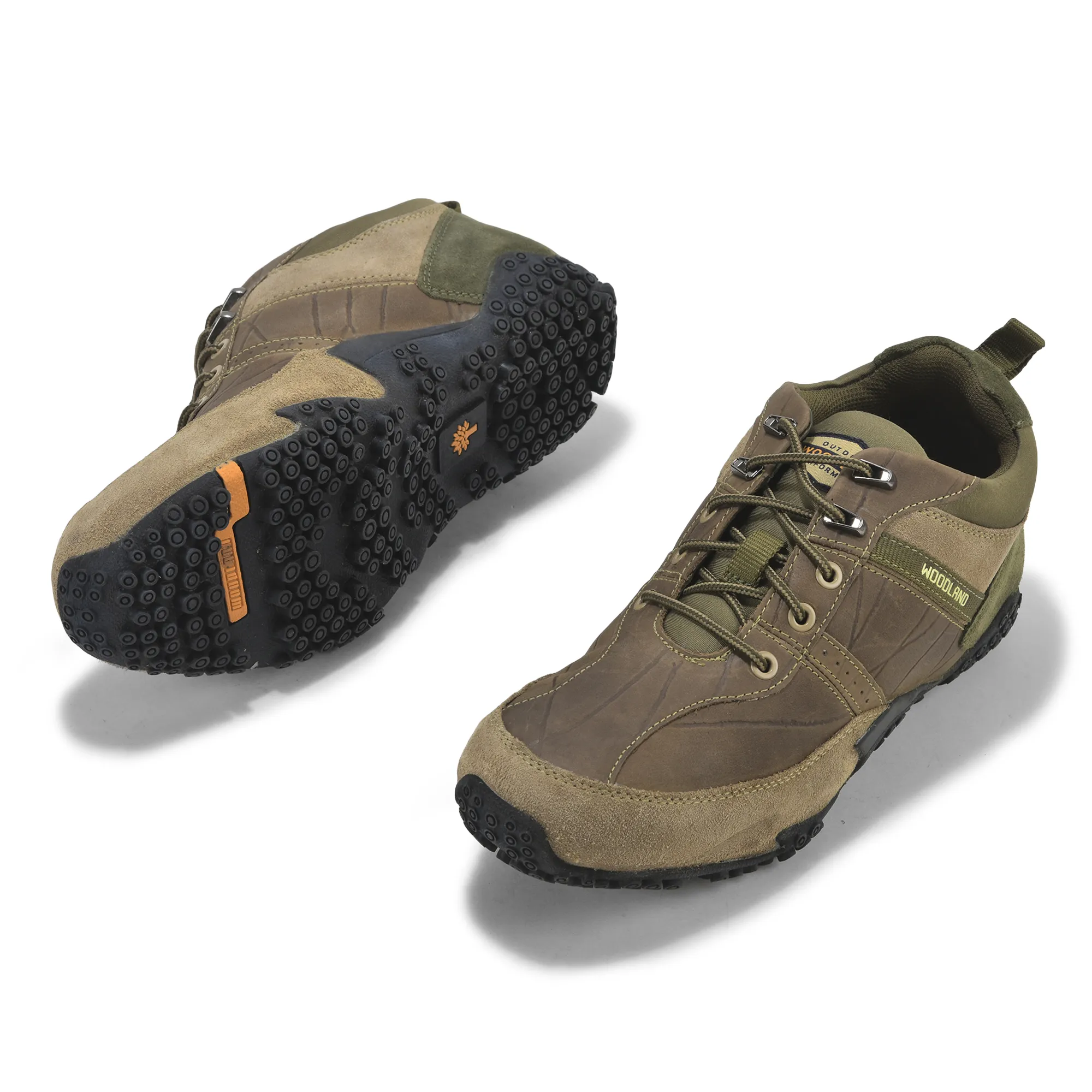 Casual Dubai Khaki lace-up shoes for men - Thumbnail 5