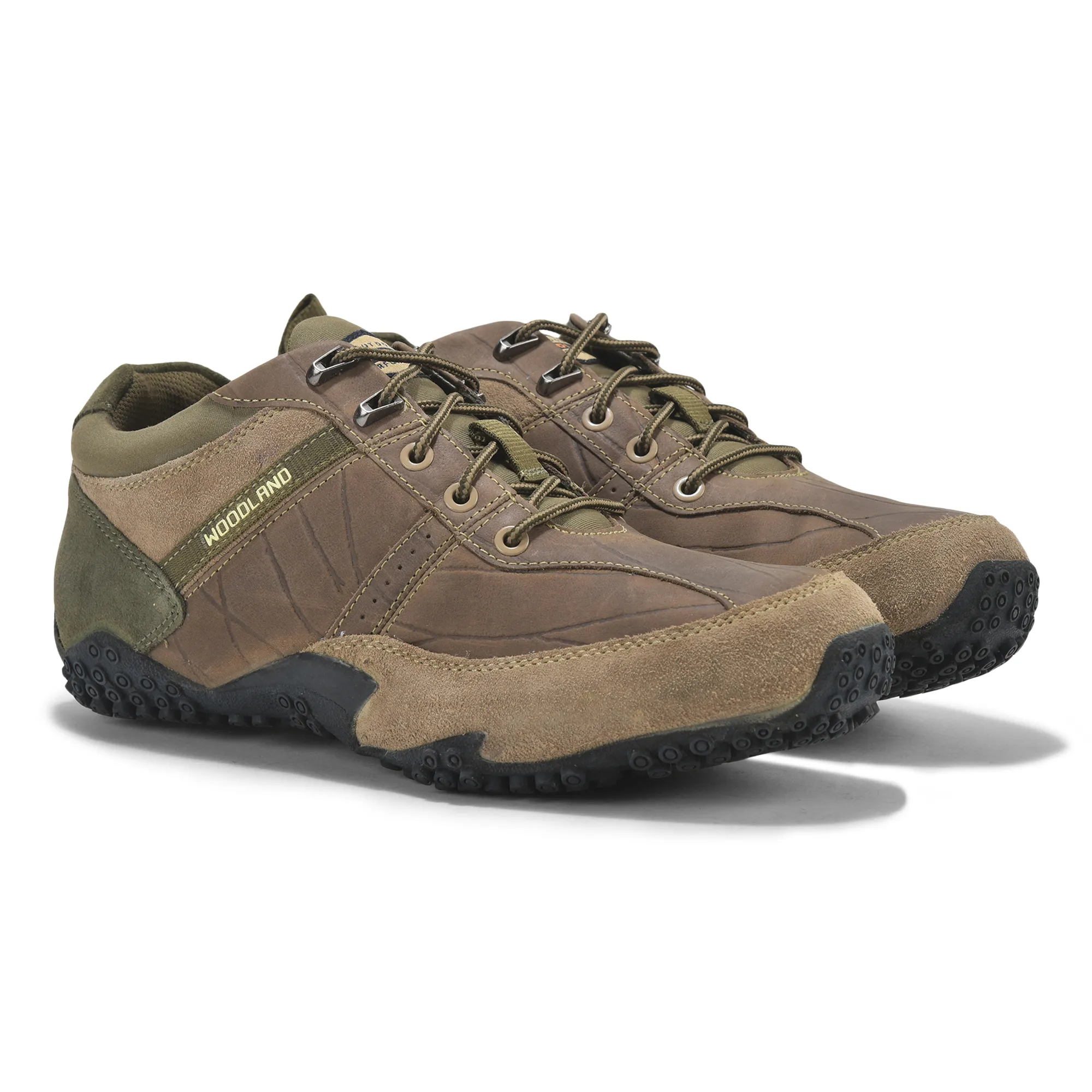 Casual Dubai Khaki lace-up shoes for men - Thumbnail 7