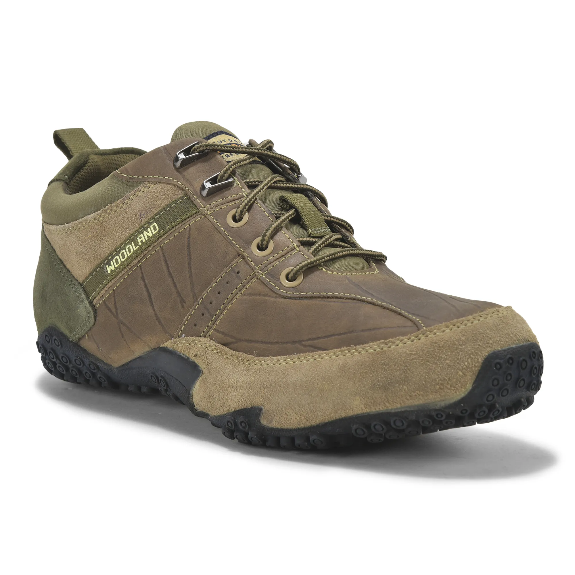 Casual Dubai Khaki lace-up shoes for men - Thumbnail 9