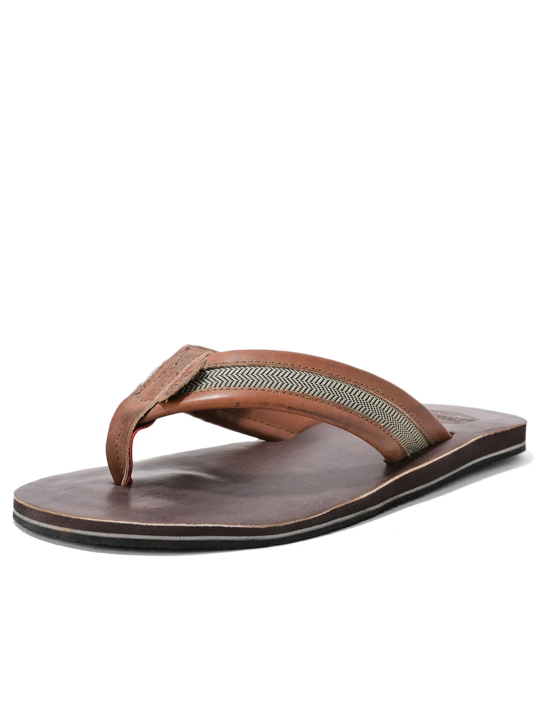 Woodland Premium Beige Men's PU Slippers - Thumbnail 11
