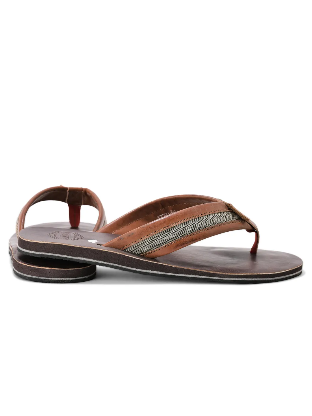 Woodland Premium Beige Men's PU Slippers - Thumbnail 10