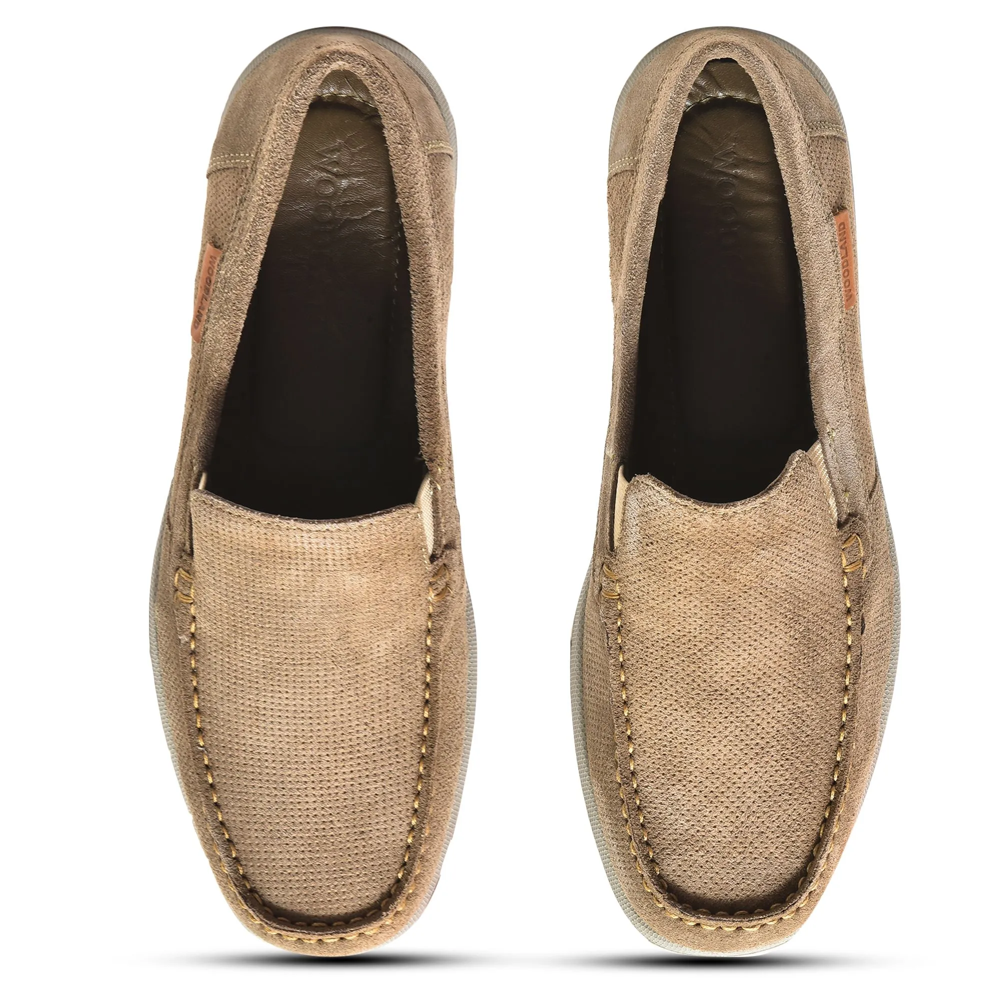 Dubai Khaki Penny Loafer For Men - Thumbnail 3