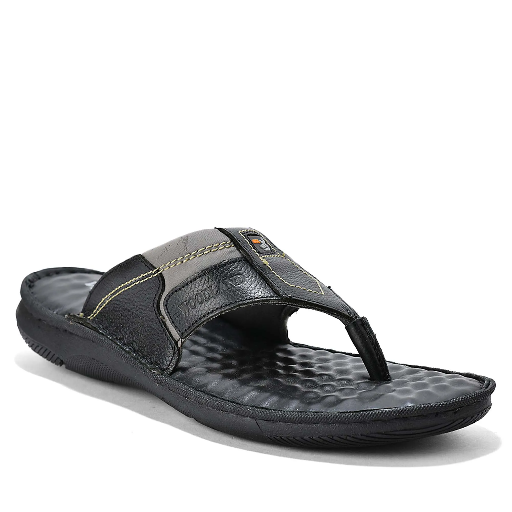 Woodland Black Softy Cbocp2 Men Slippers 12