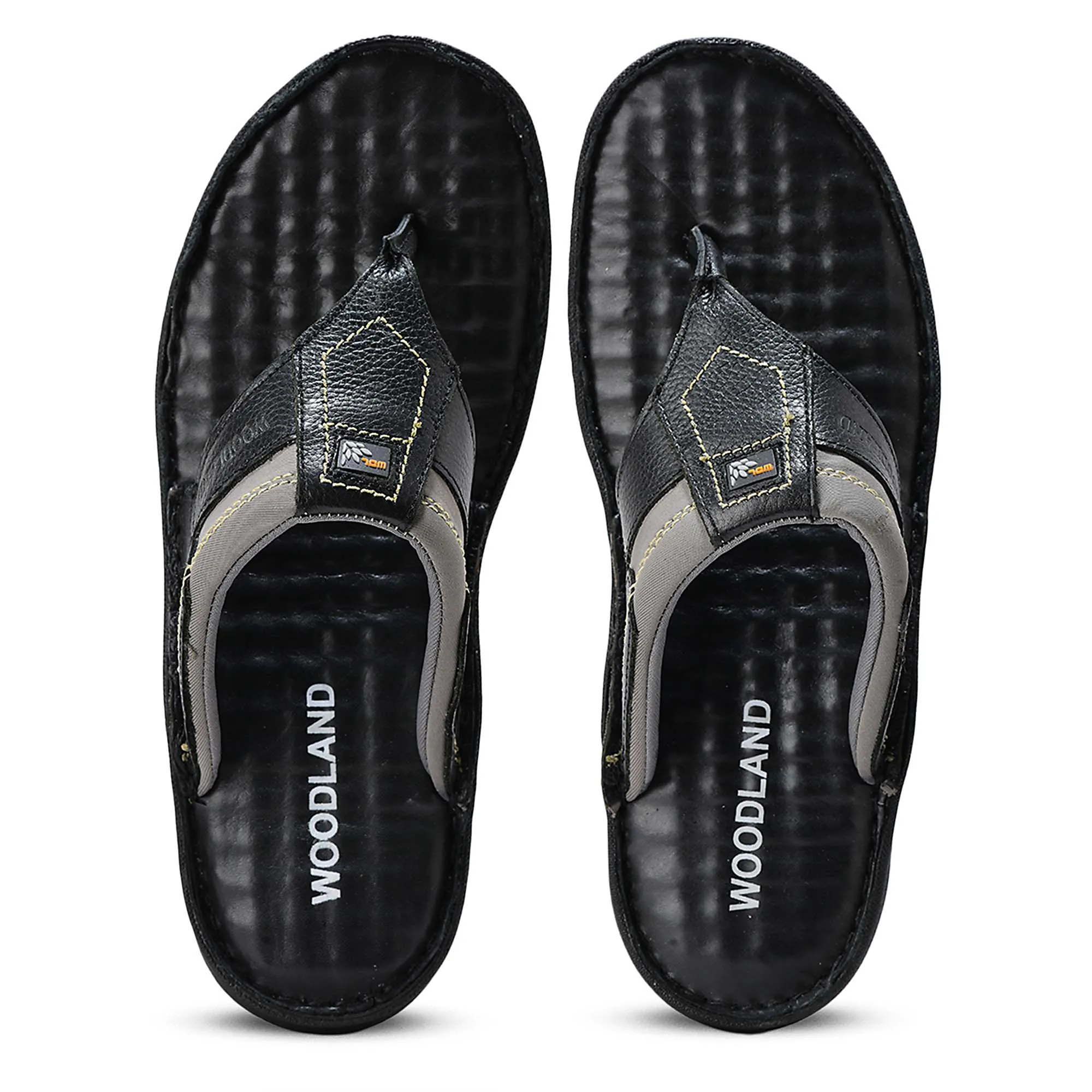 Woodland Black Softy Cbocp2 Men Slippers 5