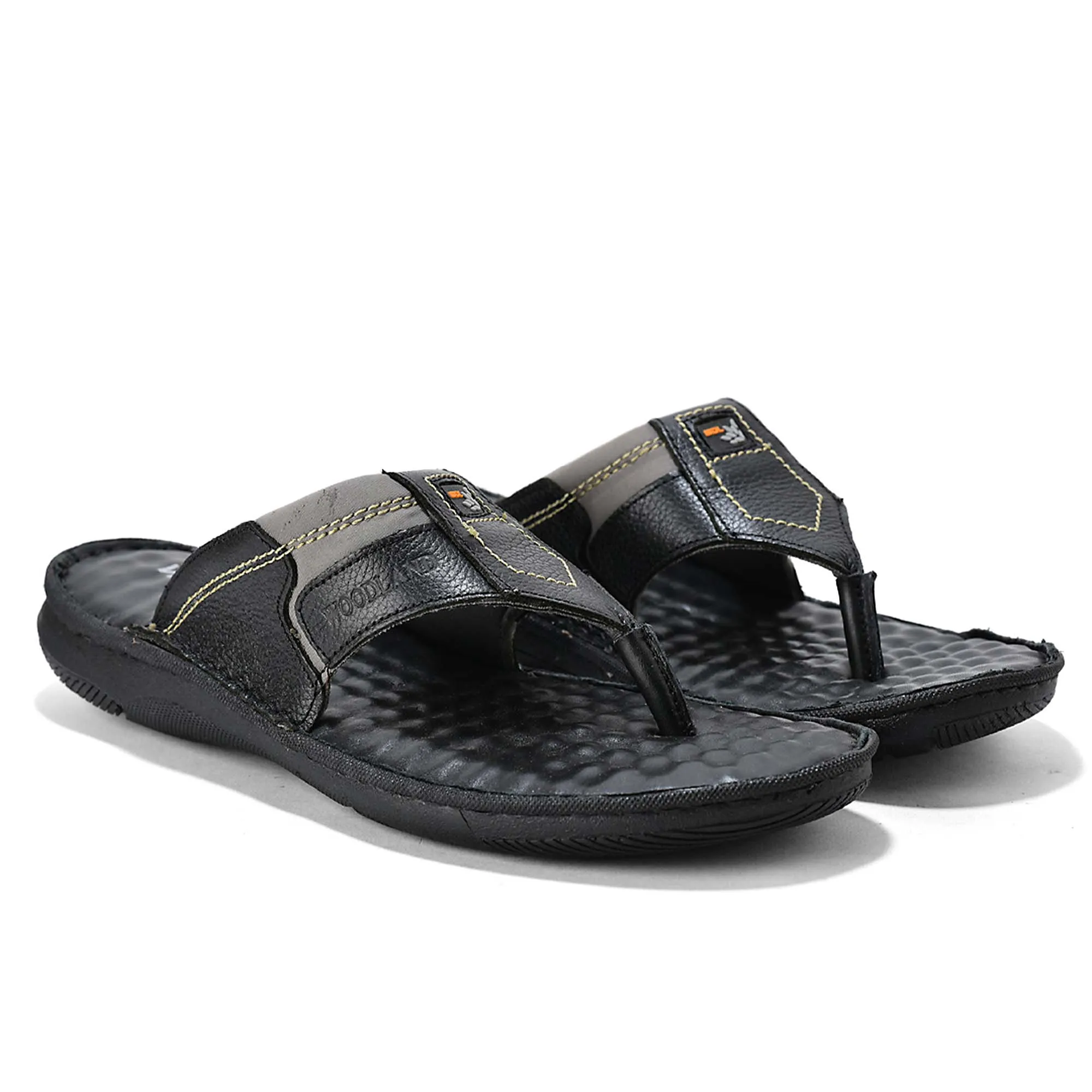 Woodland Black Softy Cbocp2 Men Slippers 8