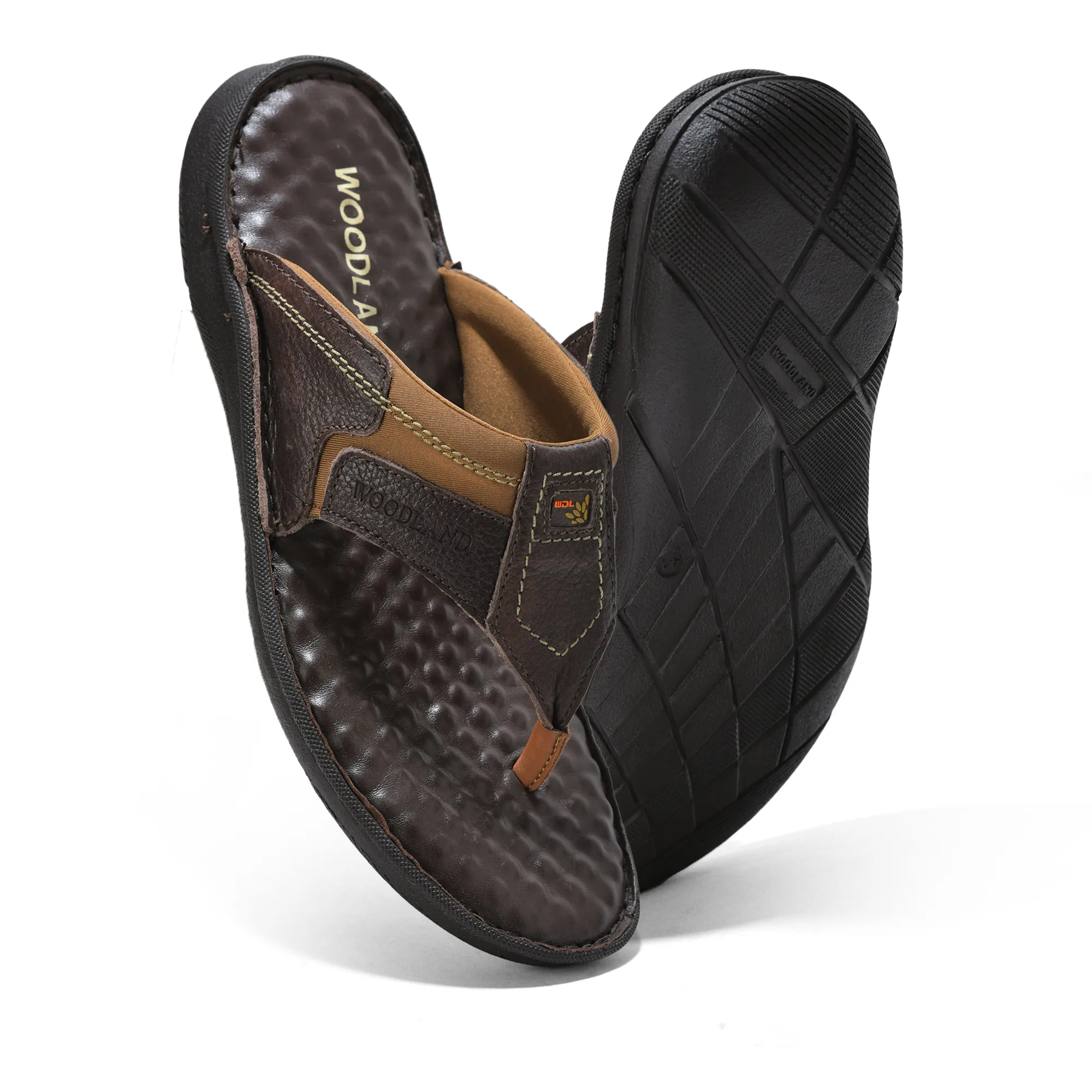 Woodland Brown Softy Cbocp2 Men Slippers 14