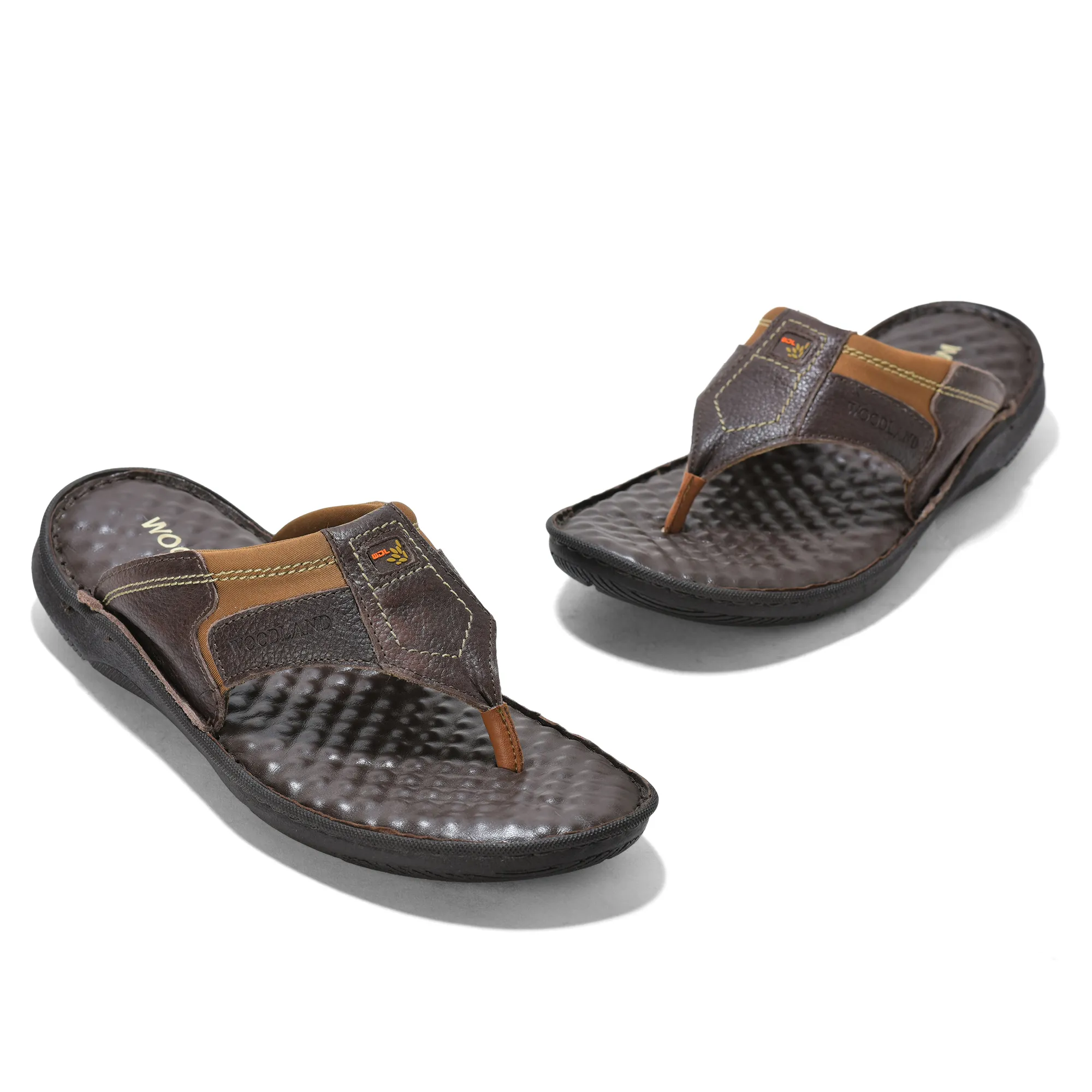 Woodland Brown Softy Cbocp2 Men Slippers 3