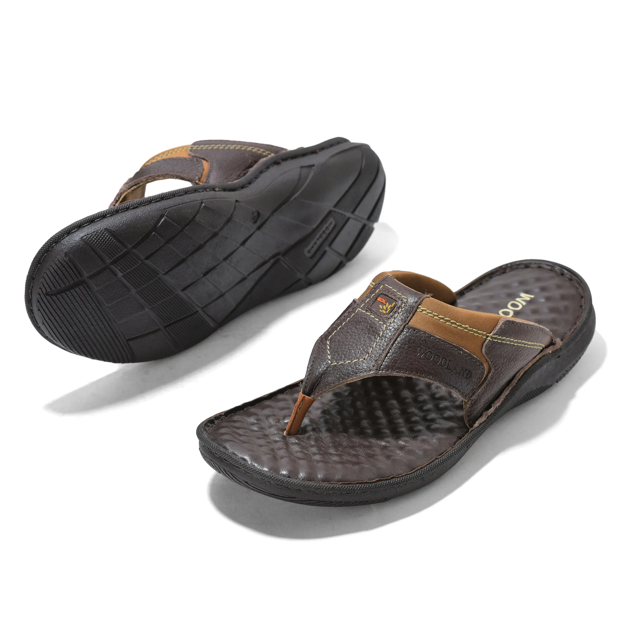 Woodland Brown Softy Cbocp2 Men Slippers 7