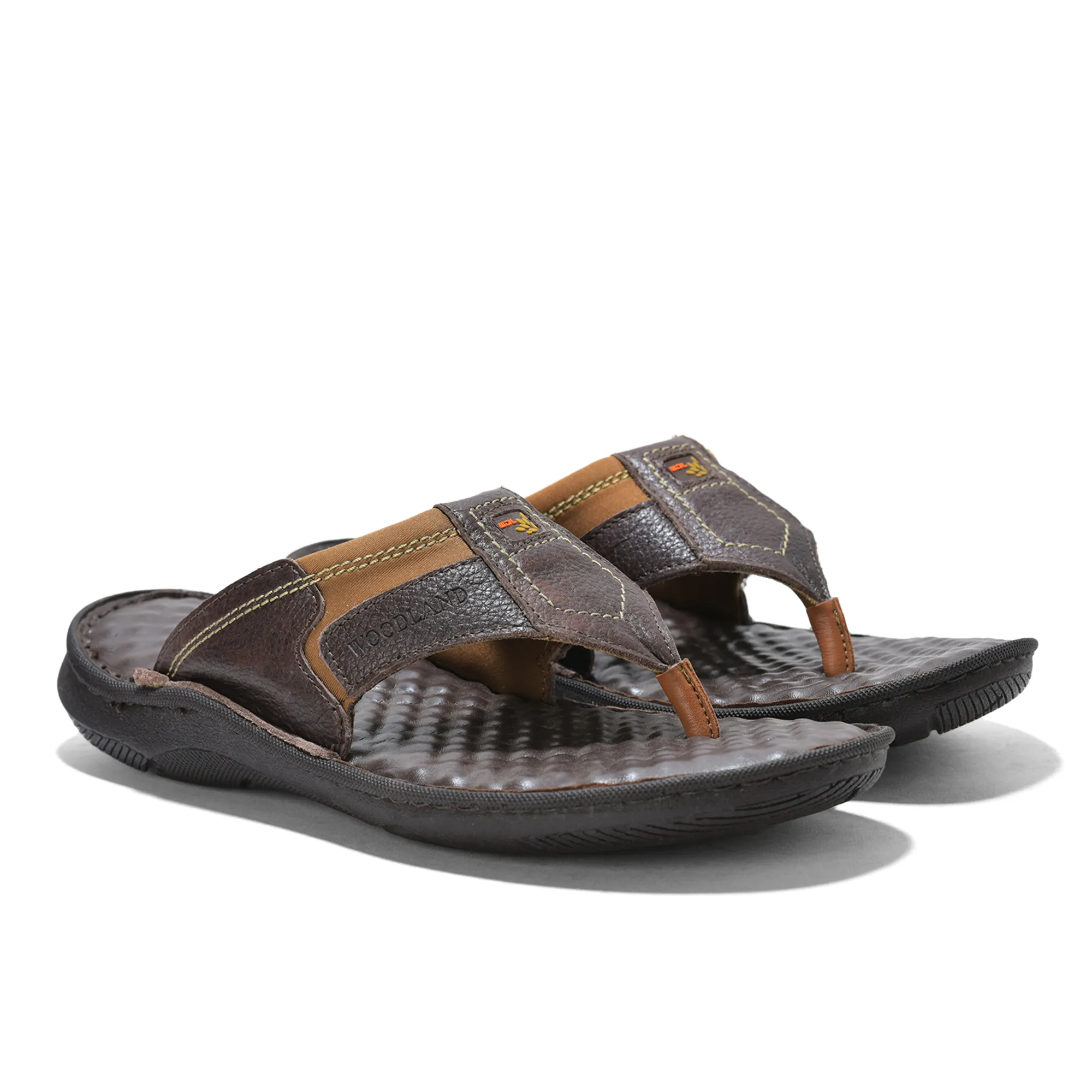 Woodland Brown Softy Cbocp2 Men Slippers 9