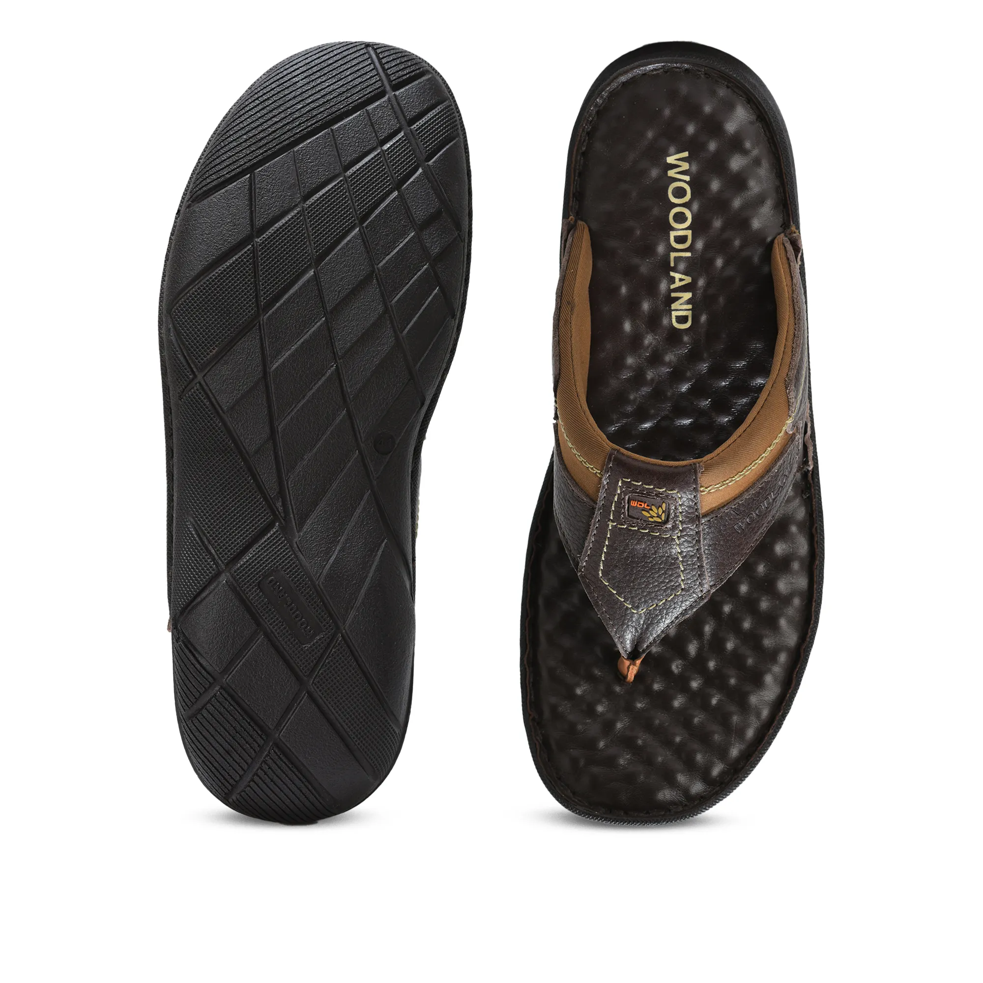 Woodland Brown Softy Cbocp2 Men Slippers 10