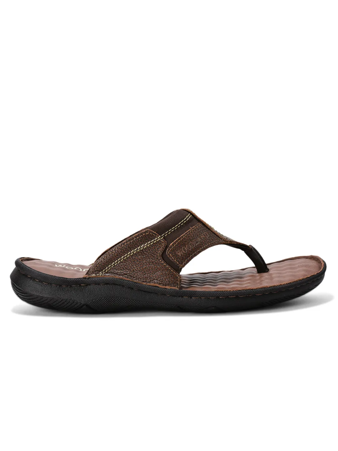 Woodland Tan Softy Cbocp2 Men Slippers 2