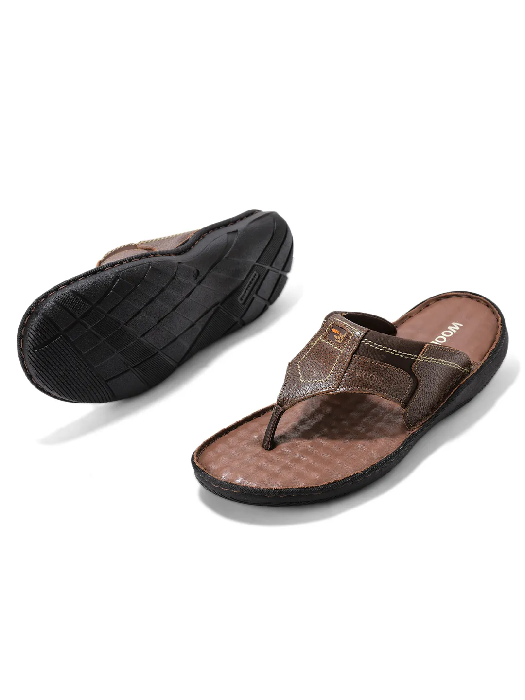 Woodland Tan Softy Cbocp2 Men Slippers 6