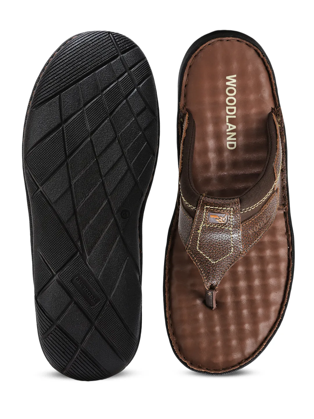 Woodland Tan Softy Cbocp2 Men Slippers 9