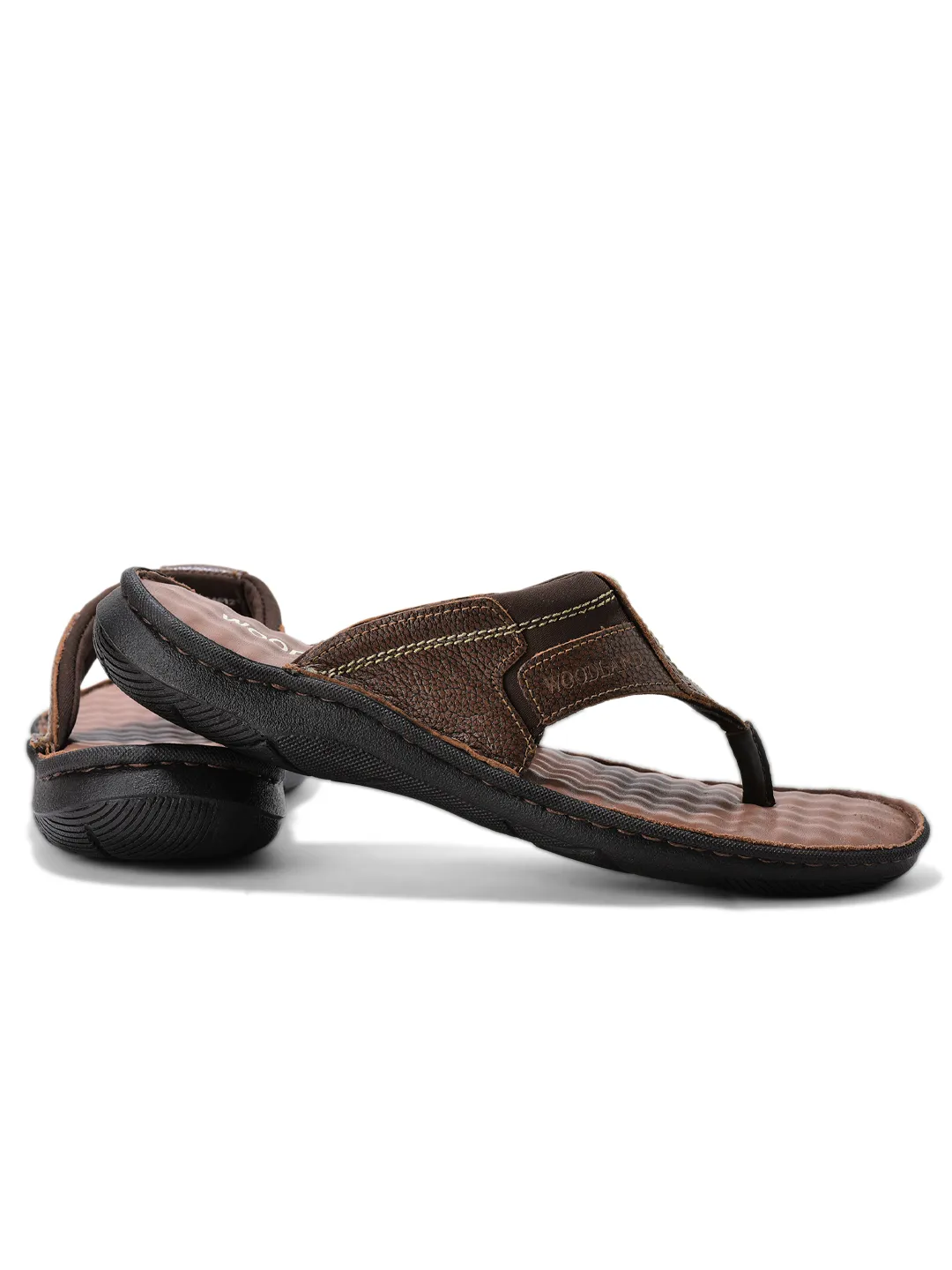 Woodland Tan Softy Cbocp2 Men Slippers 10