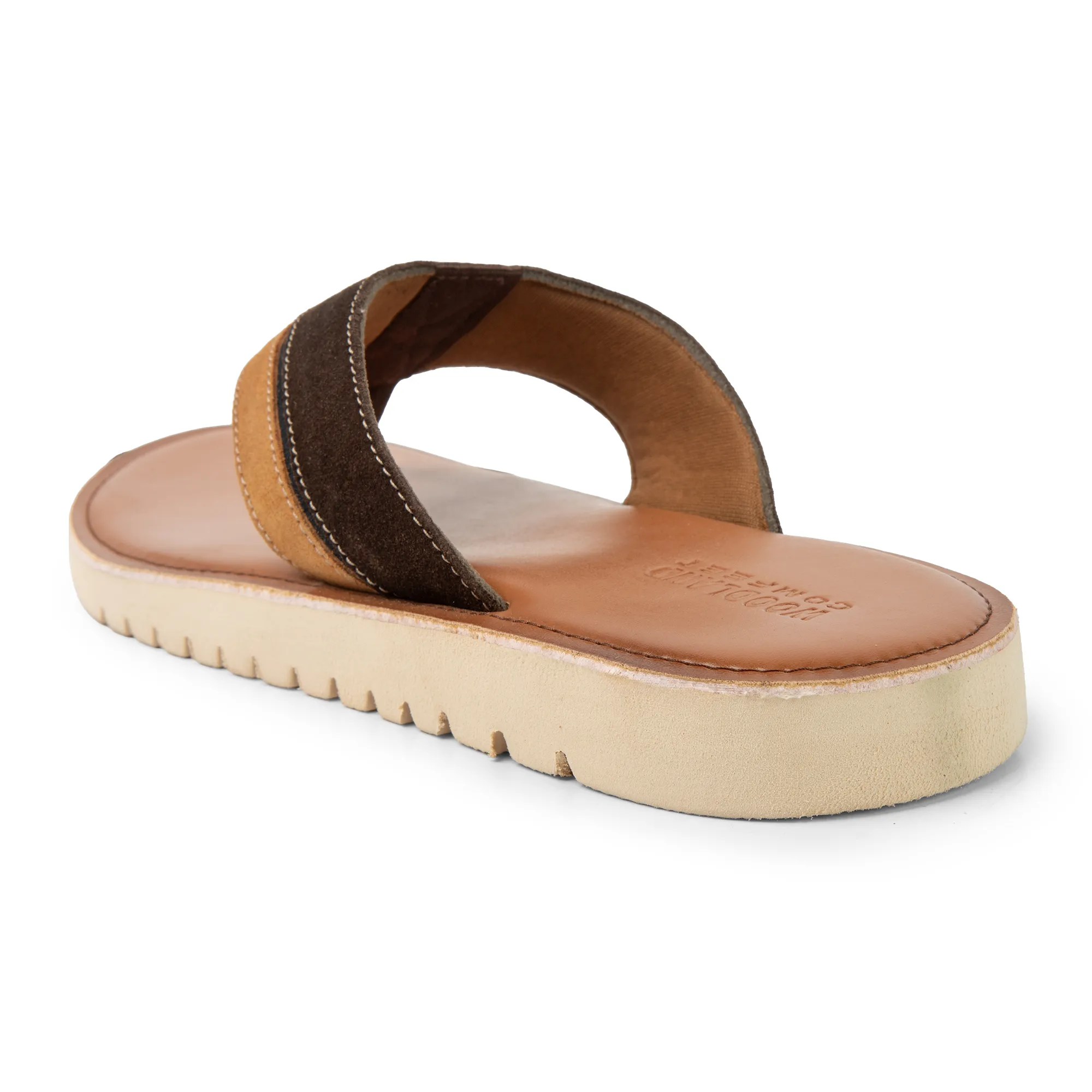 Woodland Smart brown slippers for men - Thumbnail 7