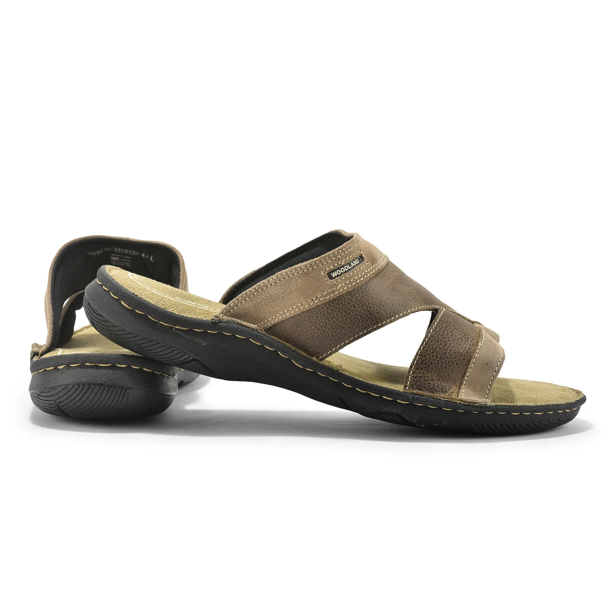 Khaki Nubuck Slipper For Men - Thumbnail 10