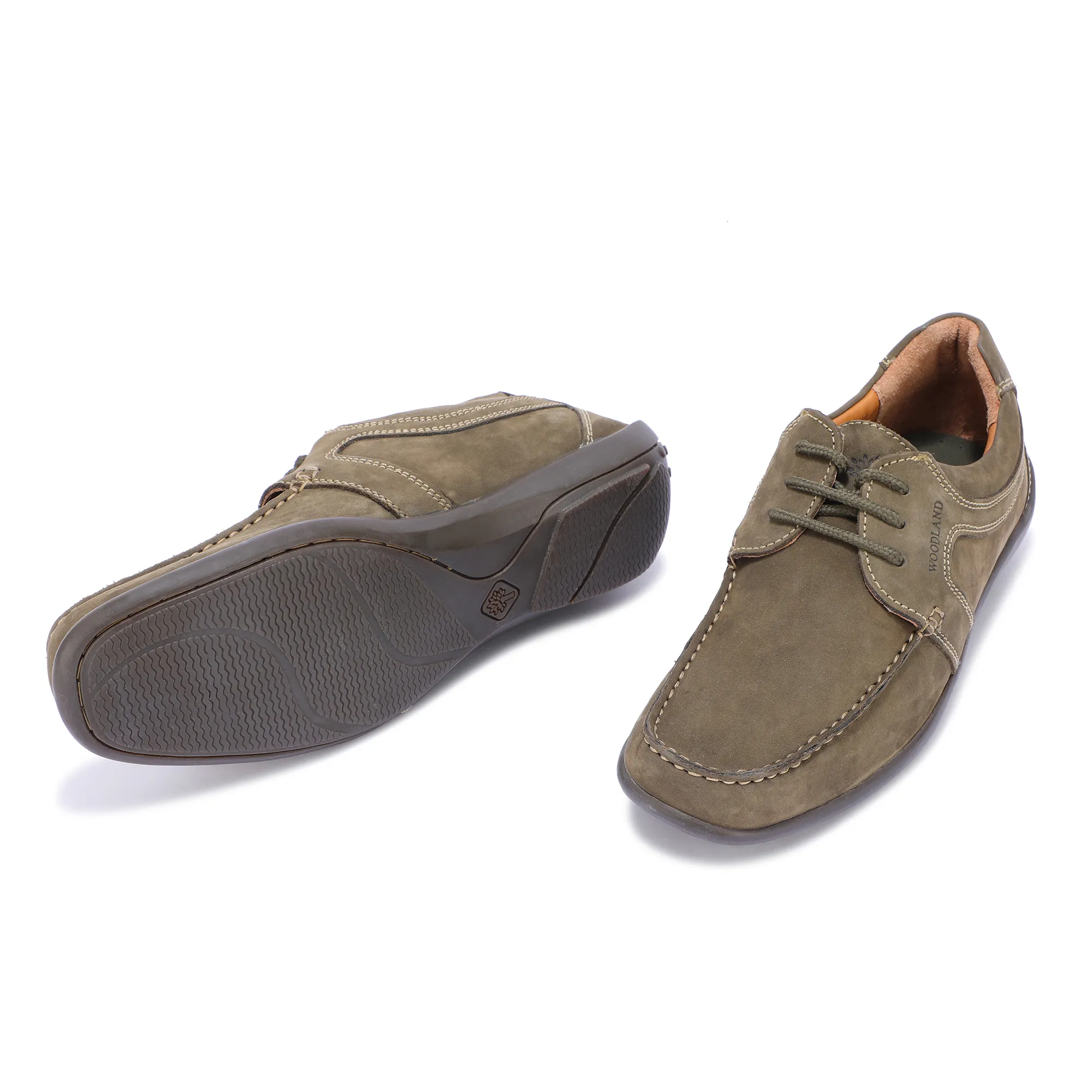 Woodland OLIVE GREEN casual shoes - Thumbnail 4
